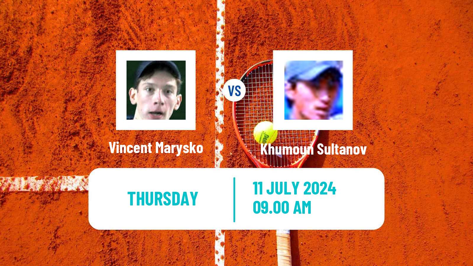 Tennis ITF M25 Kassel Men Vincent Marysko - Khumoun Sultanov