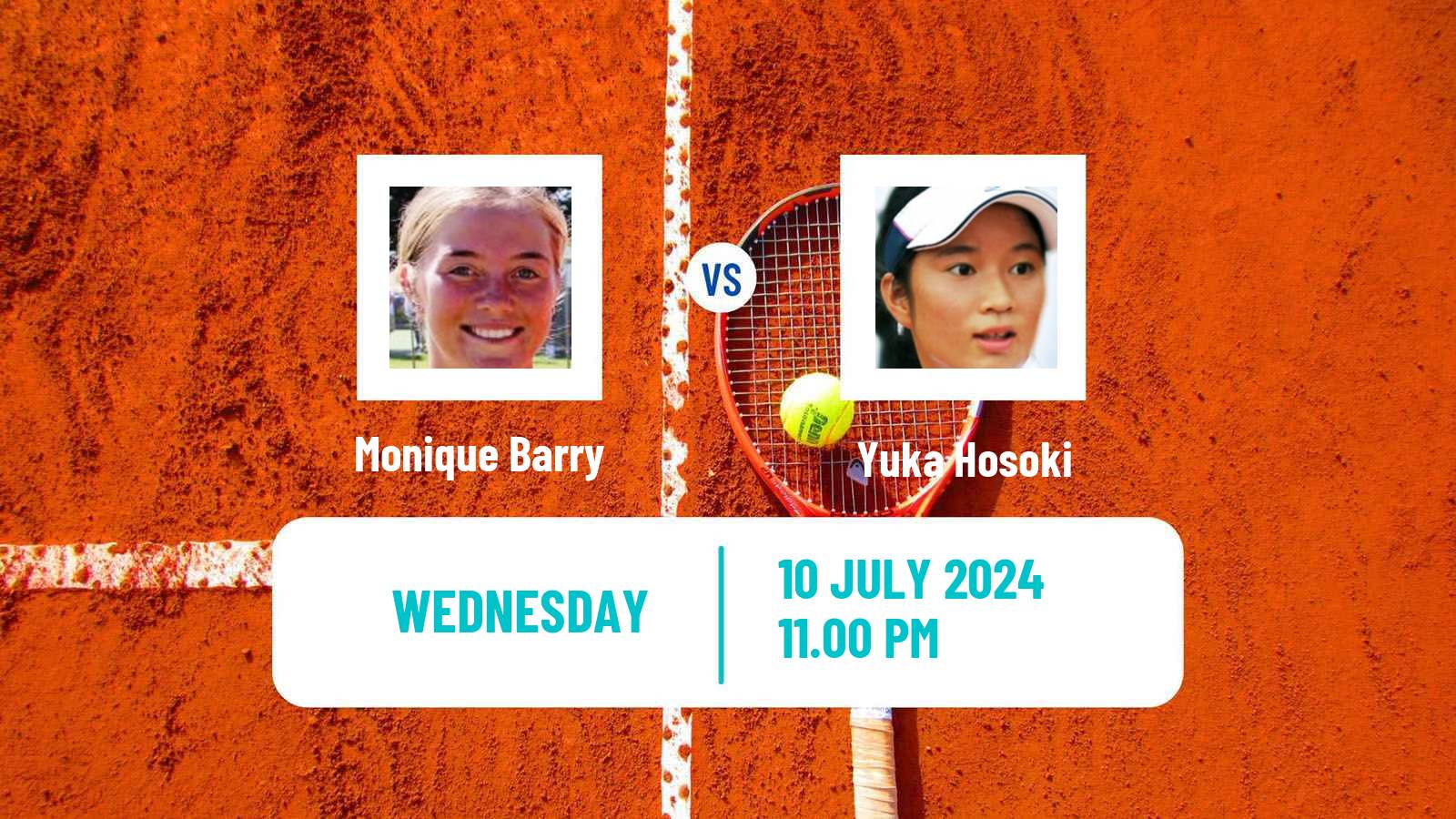 Tennis ITF W15 Nakhon Si Thammarat 3 Women Monique Barry - Yuka Hosoki