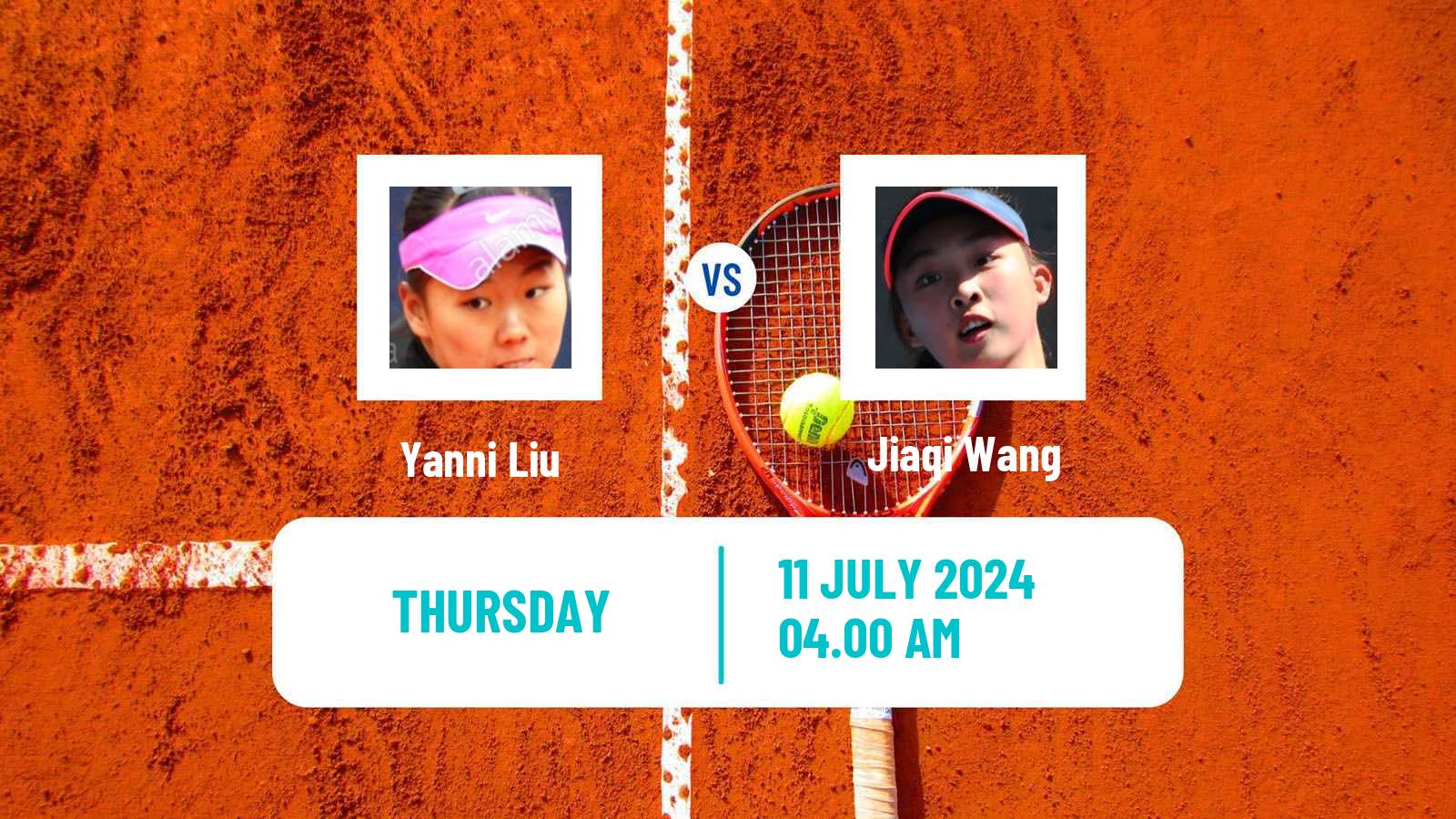 Tennis ITF W35 Tianjin Women Yanni Liu - Jiaqi Wang