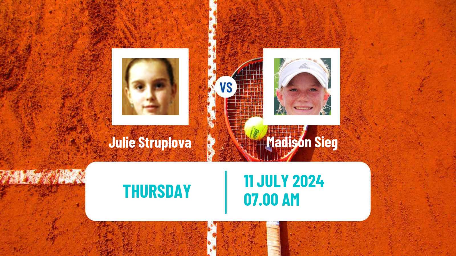 Tennis ITF W35 Aschaffenburg Women Julie Struplova - Madison Sieg