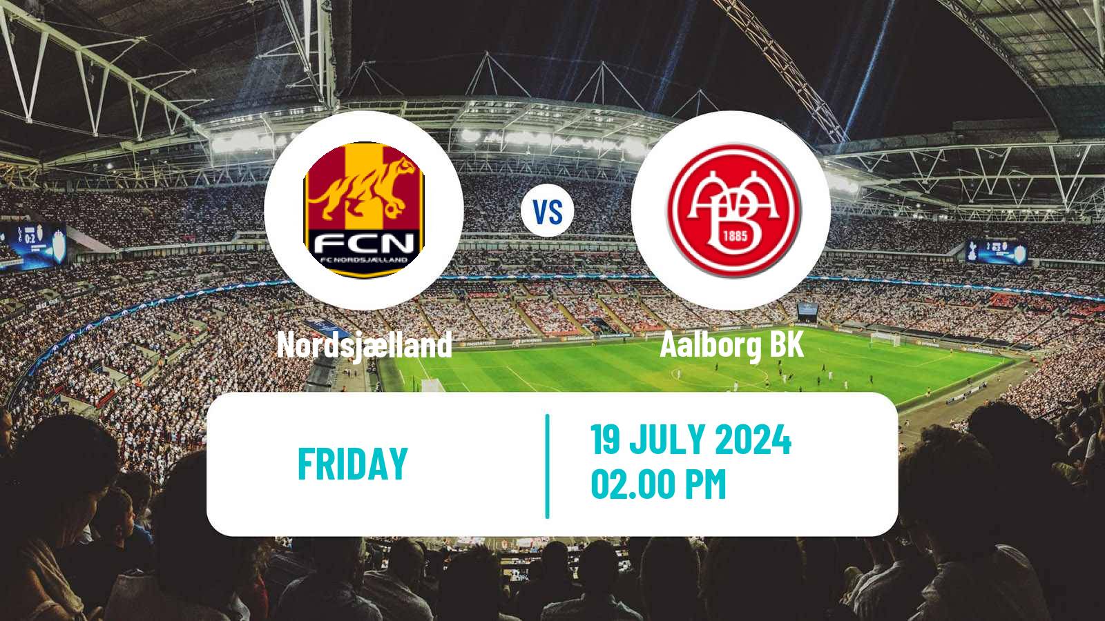 Soccer Danish Superliga Nordsjælland - Aalborg BK