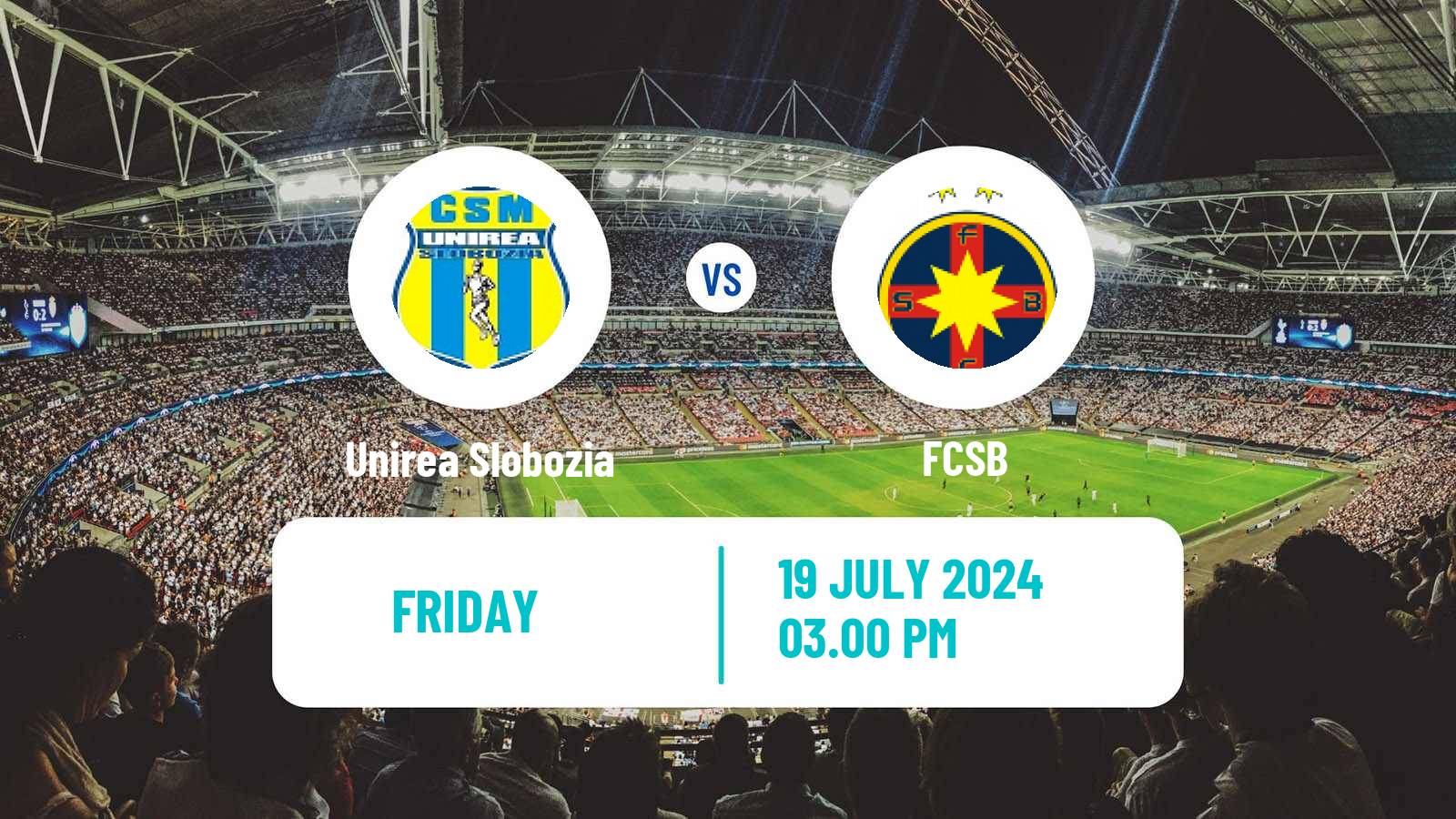 Soccer Romanian Liga 1 Unirea Slobozia - FCSB