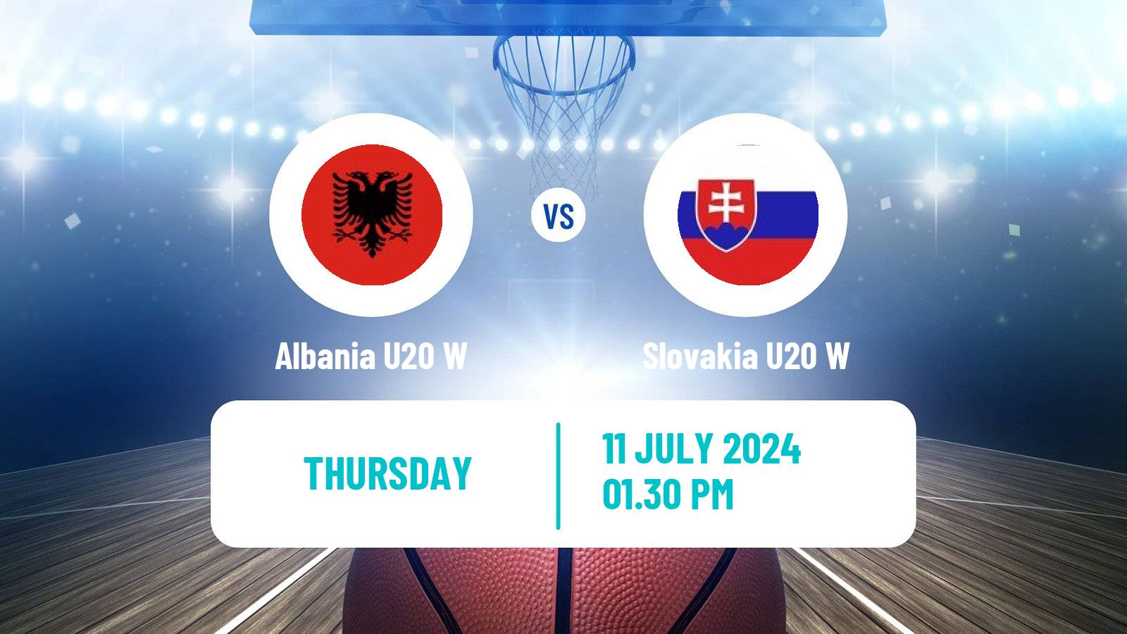Basketball European Championship U20 B Basketball Women Albania U20 W - Slovakia U20 W
