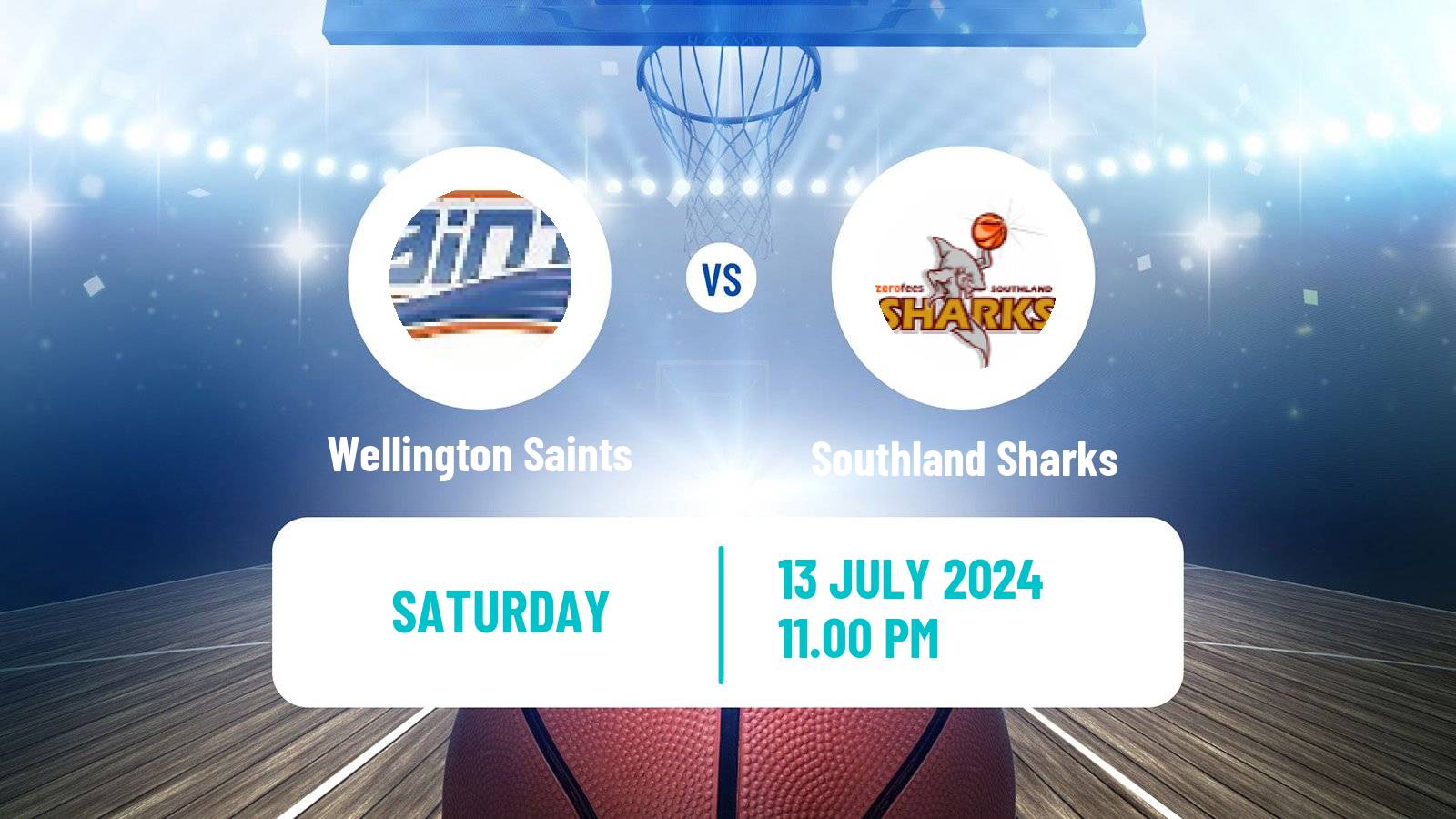 Basketball New Zealand NBL Wellington Saints - Southland Sharks