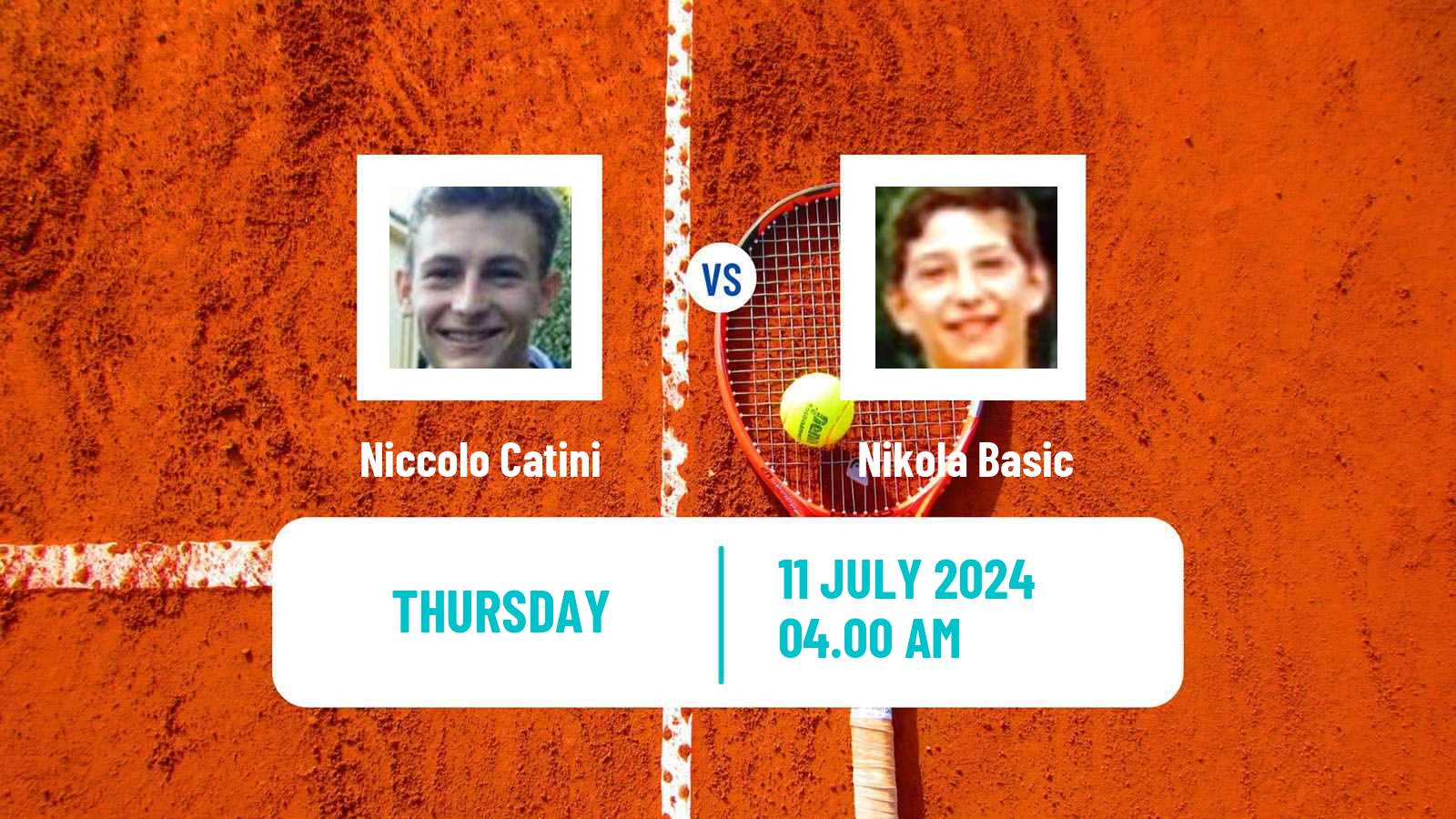 Tennis ITF M15 Umag Men Niccolo Catini - Nikola Basic