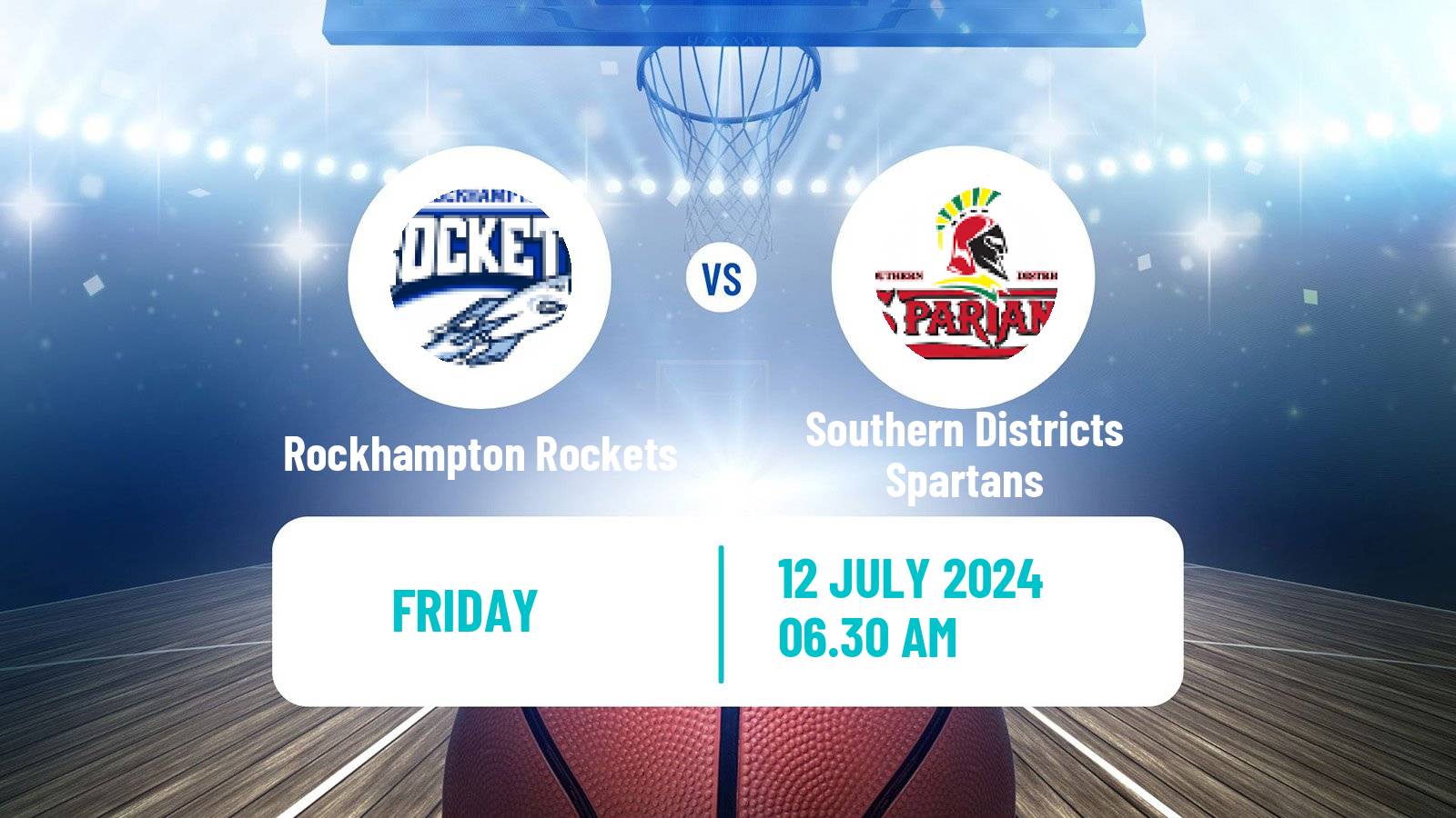 Basketball Australian NBL1 North Rockhampton Rockets - Southern Districts Spartans