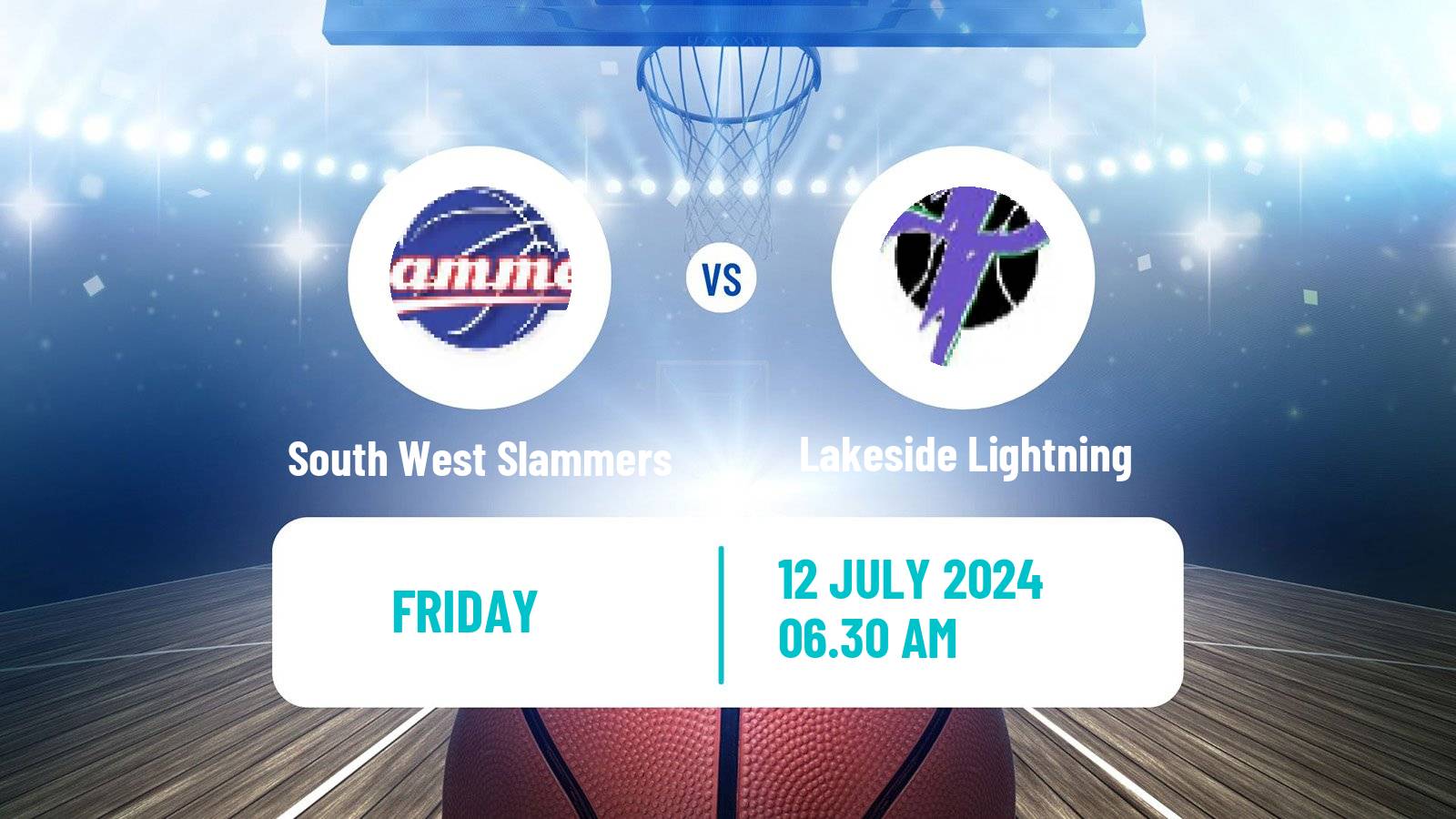 Basketball Australian NBL1 West Women South West Slammers - Lakeside Lightning