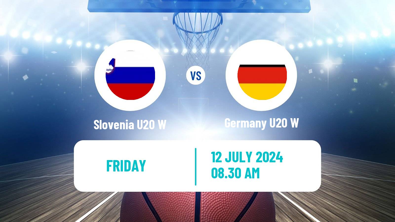 Basketball European Championship U20 Basketball Women Slovenia U20 W - Germany U20 W