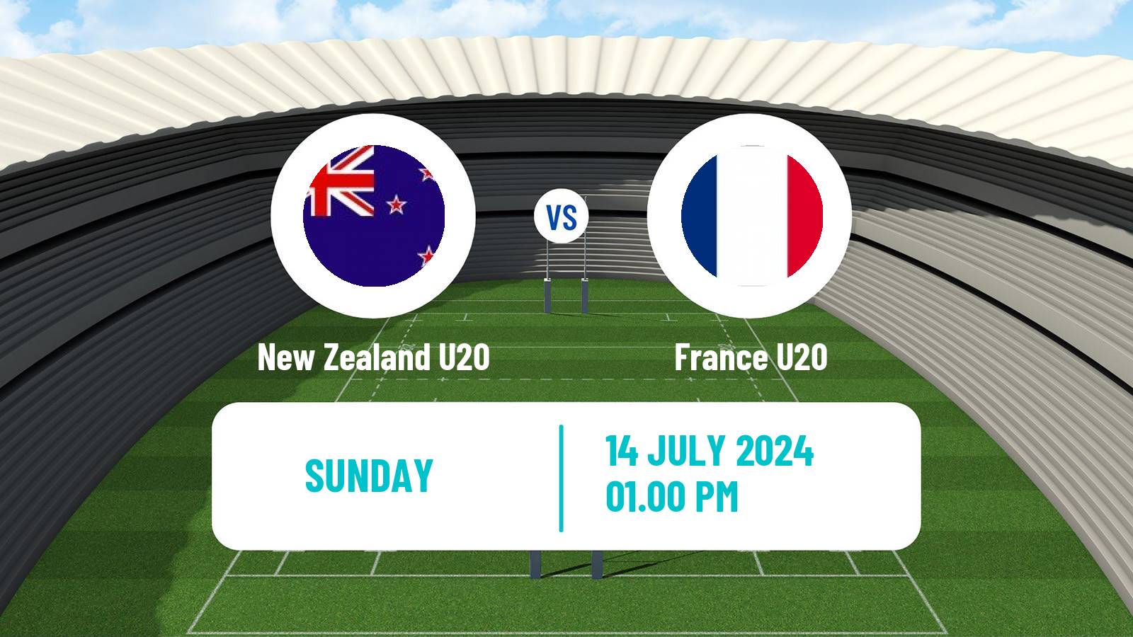 Rugby union World Championship U20 Rugby Union New Zealand U20 - France U20