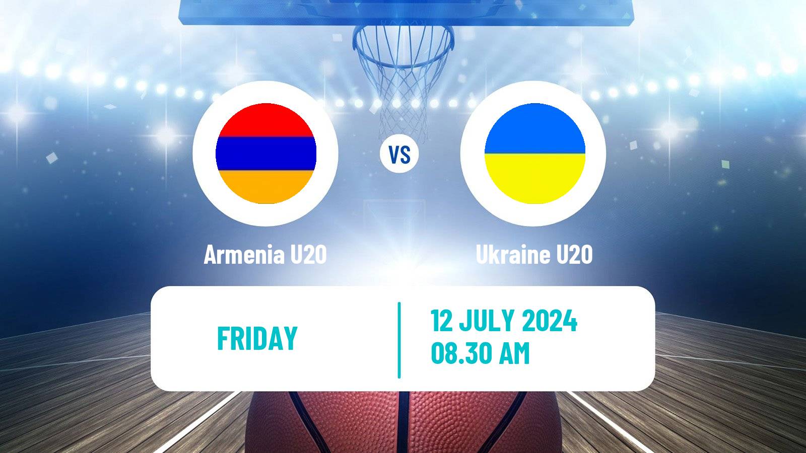 Basketball EuroBasket U20 B Armenia U20 - Ukraine U20