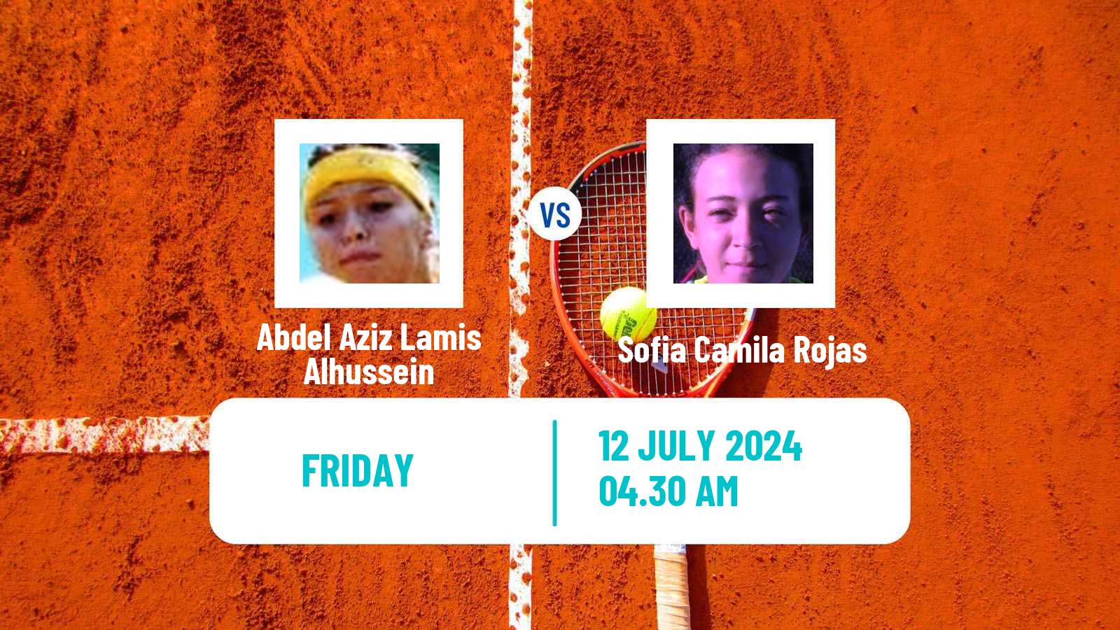 Tennis ITF W15 Monastir 26 Women Abdel Aziz Lamis Alhussein - Sofia Camila Rojas
