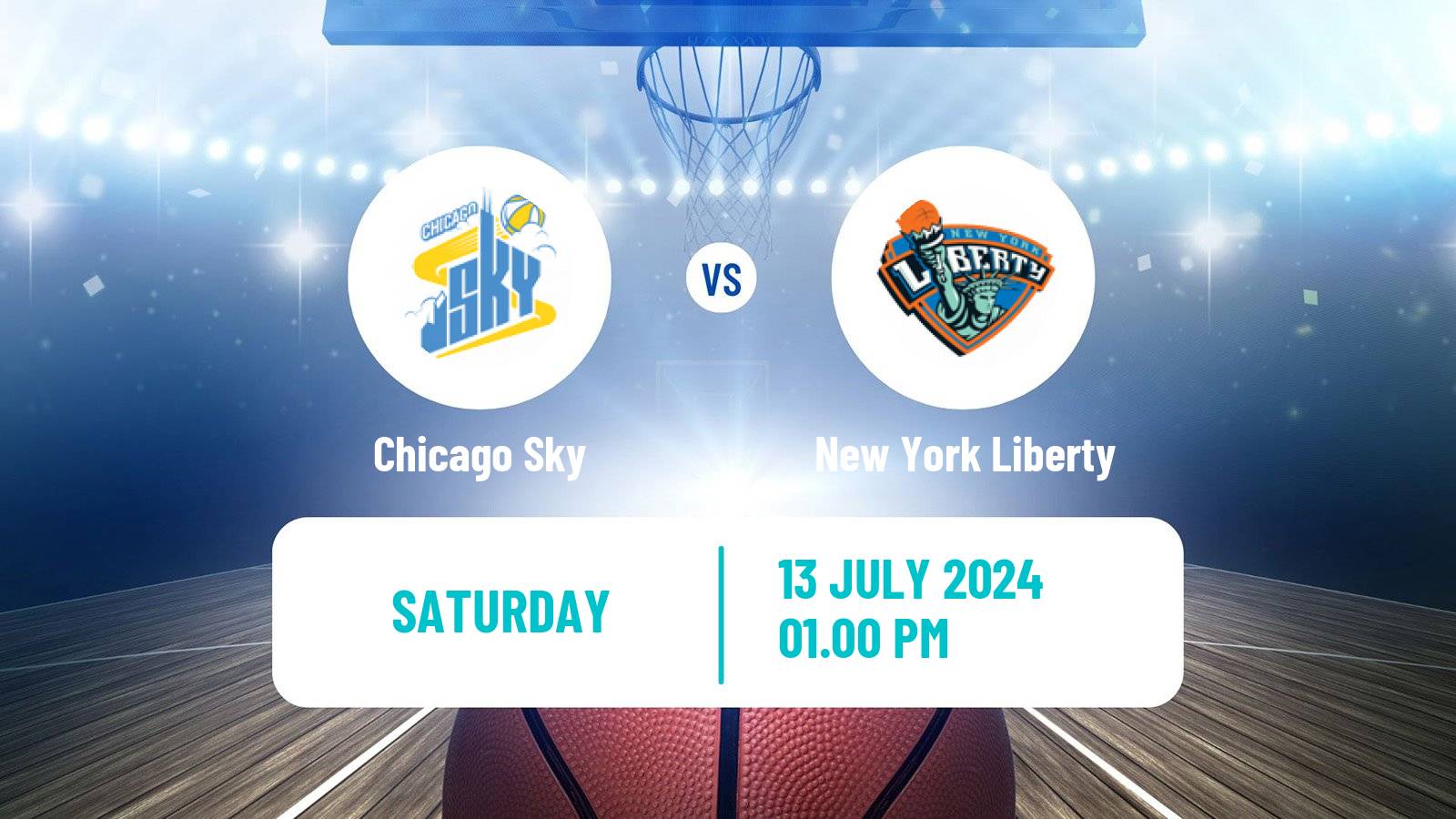 Basketball WNBA Chicago Sky - New York Liberty