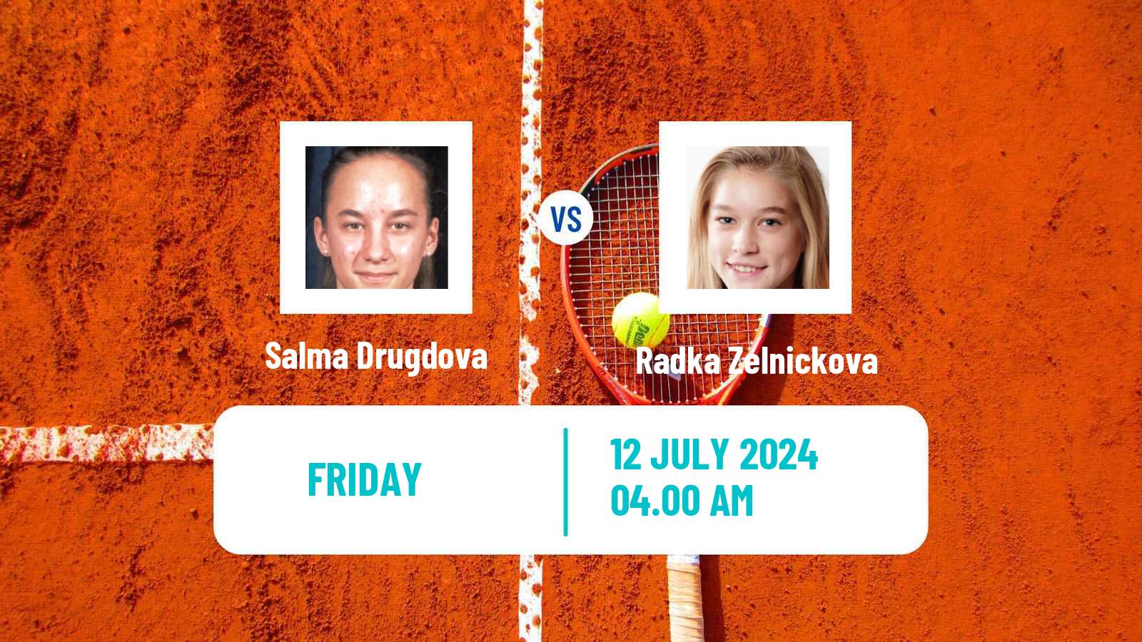 Tennis ITF W15 Grodzisk Mazowiecki Women Salma Drugdova - Radka Zelnickova