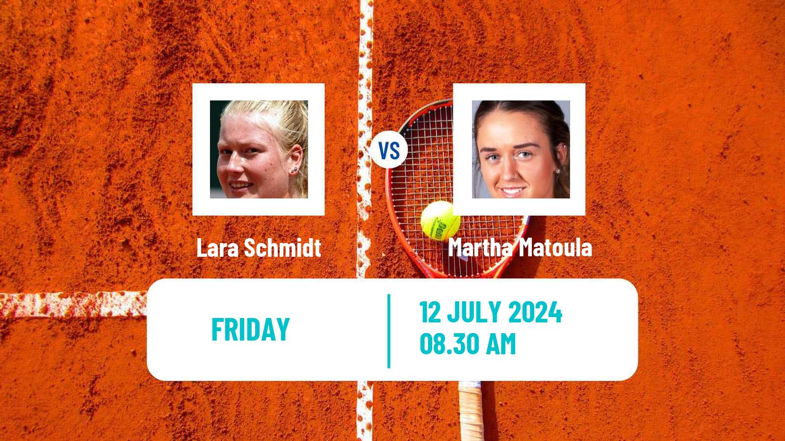 Tennis ITF W35 Aschaffenburg Women Lara Schmidt - Martha Matoula