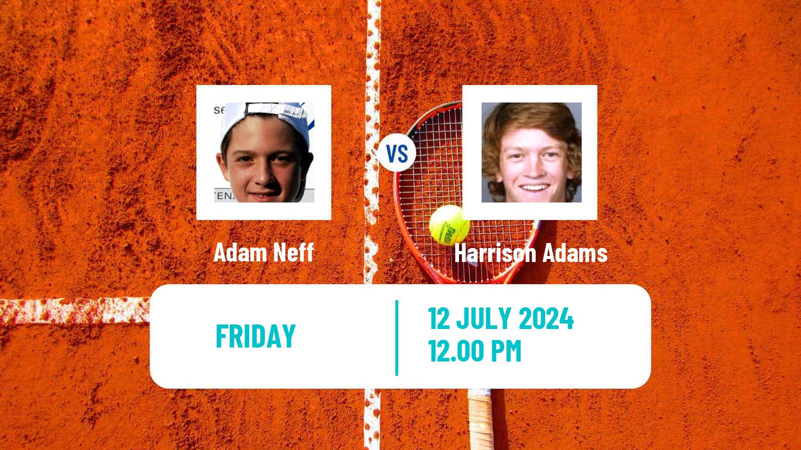 Tennis ITF M25 Dallas Tx Men Adam Neff - Harrison Adams