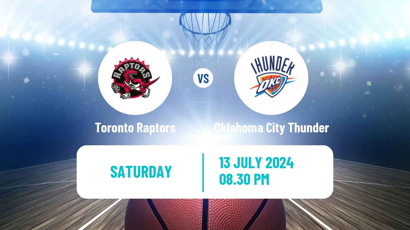 Basketball NBA Las Vegas Summer League Toronto Raptors - Oklahoma City Thunder