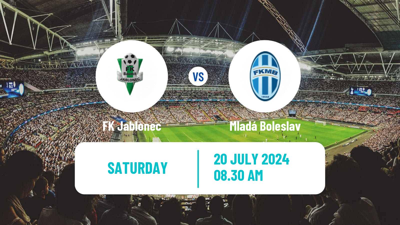 Soccer Czech 1 Liga Jablonec - Mladá Boleslav