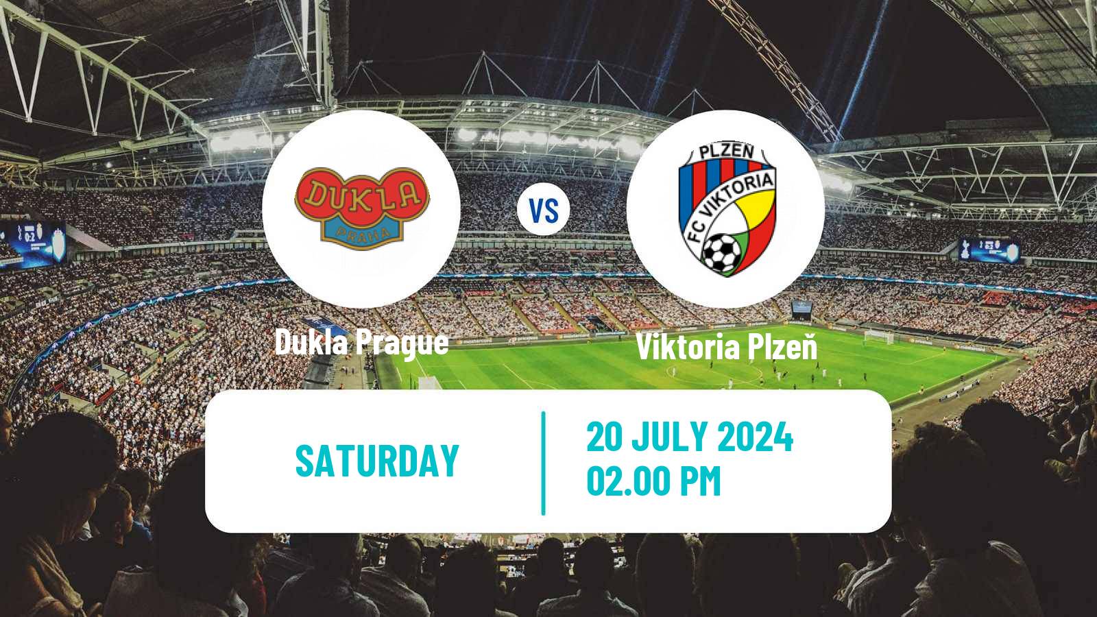 Soccer Czech 1 Liga Dukla Prague - Viktoria Plzeň