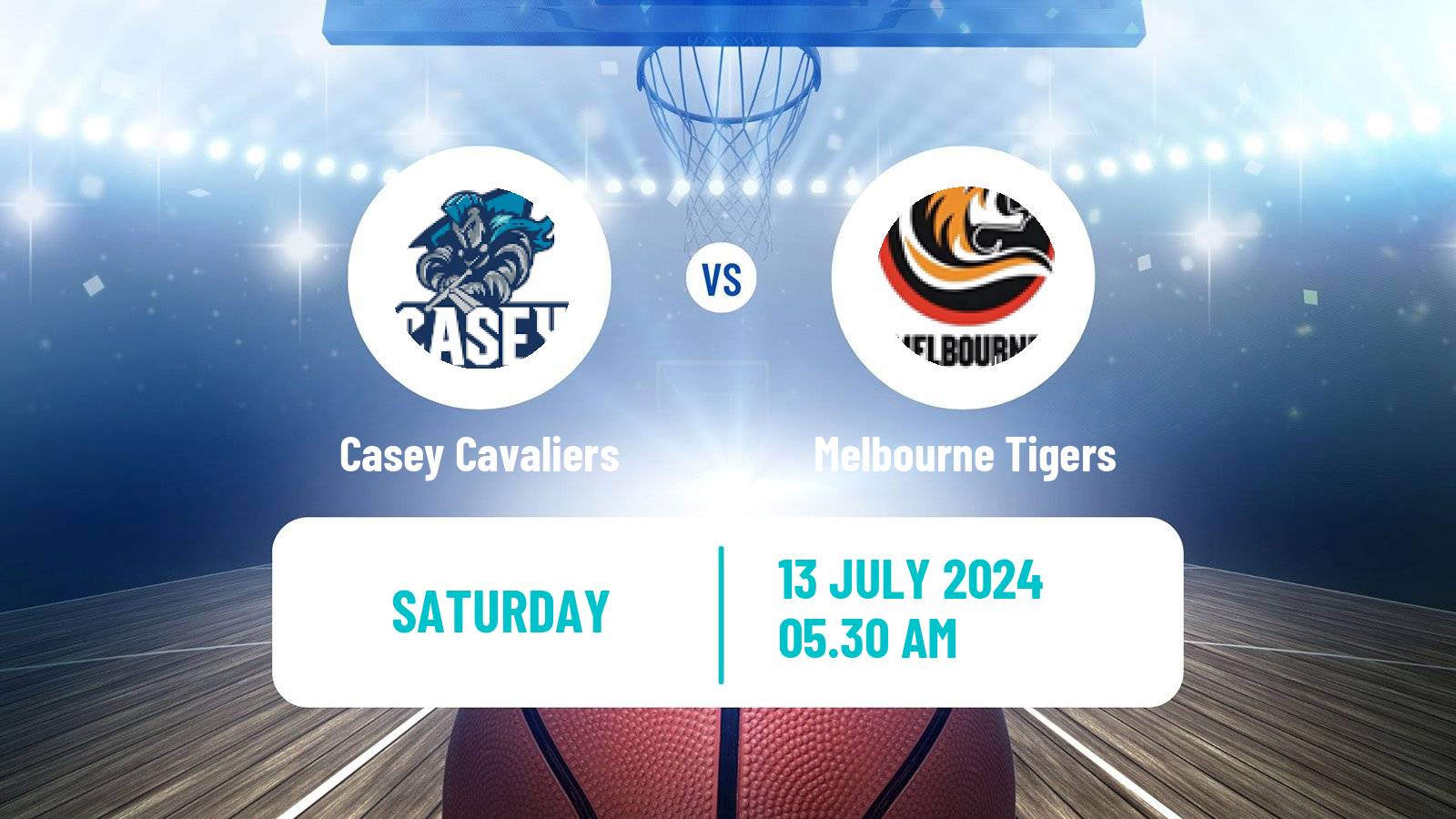 Basketball Australian NBL1 South Casey Cavaliers - Melbourne Tigers