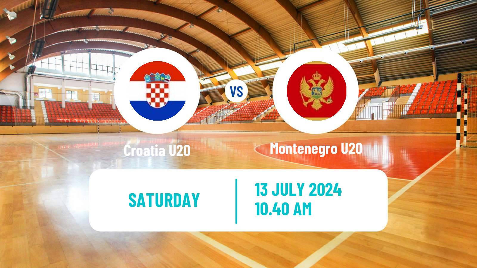 Handball European Championship U20 Handball Croatia U20 - Montenegro U20
