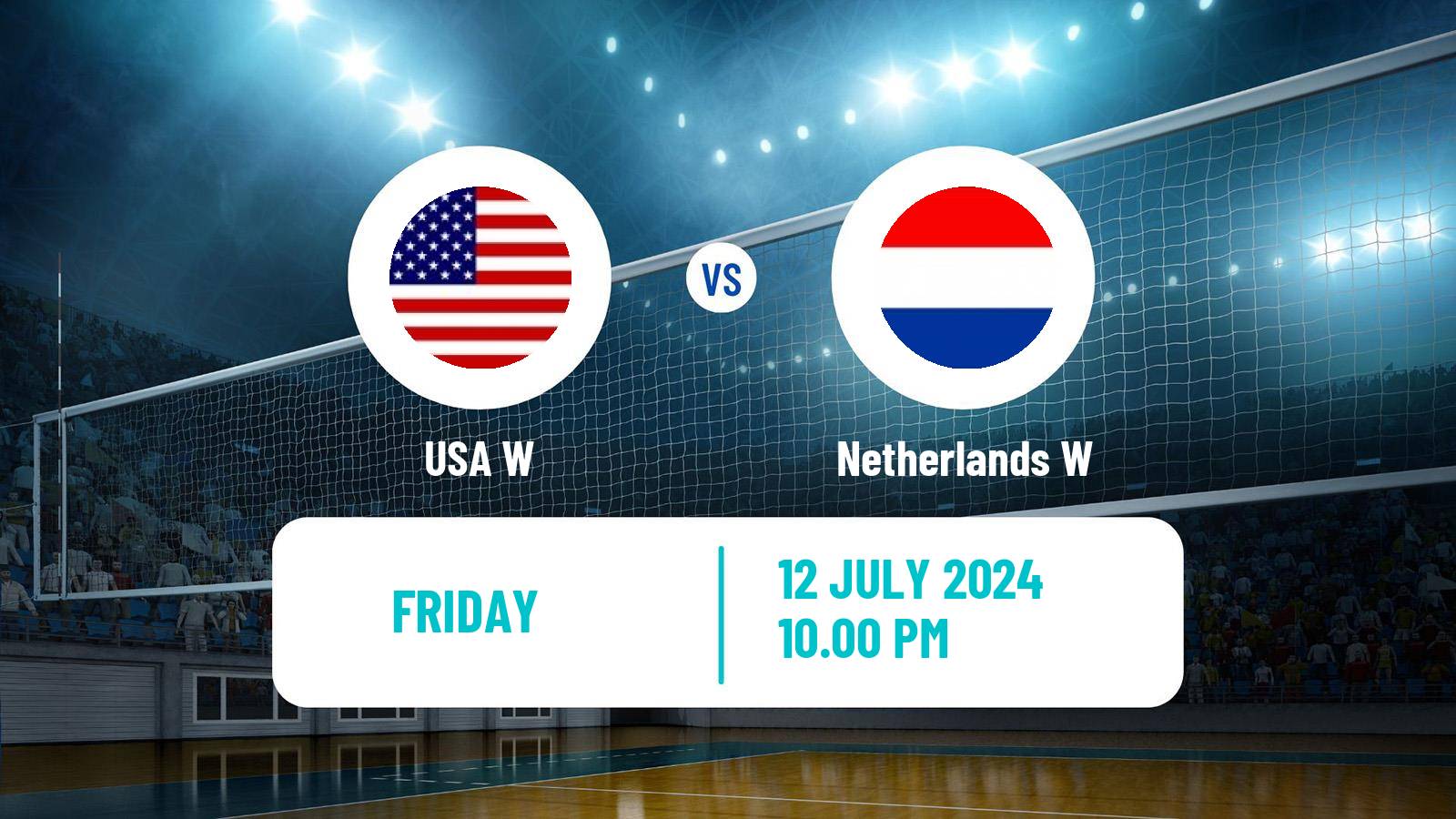 Volleyball Friendly International Volleyball Women USA W - Netherlands W