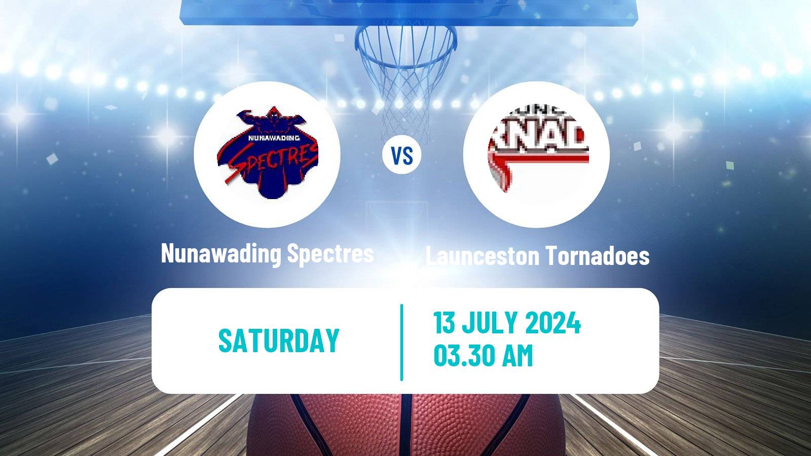 Basketball Australian NBL1 South Women Nunawading Spectres - Launceston Tornadoes