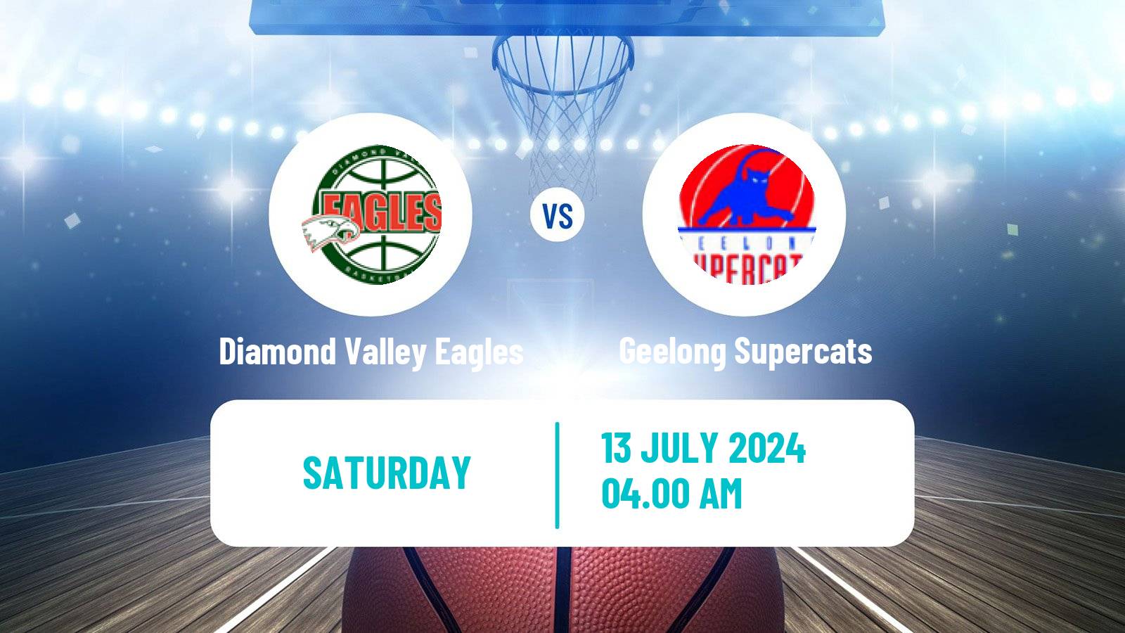 Basketball Australian NBL1 South Women Diamond Valley Eagles - Geelong Supercats