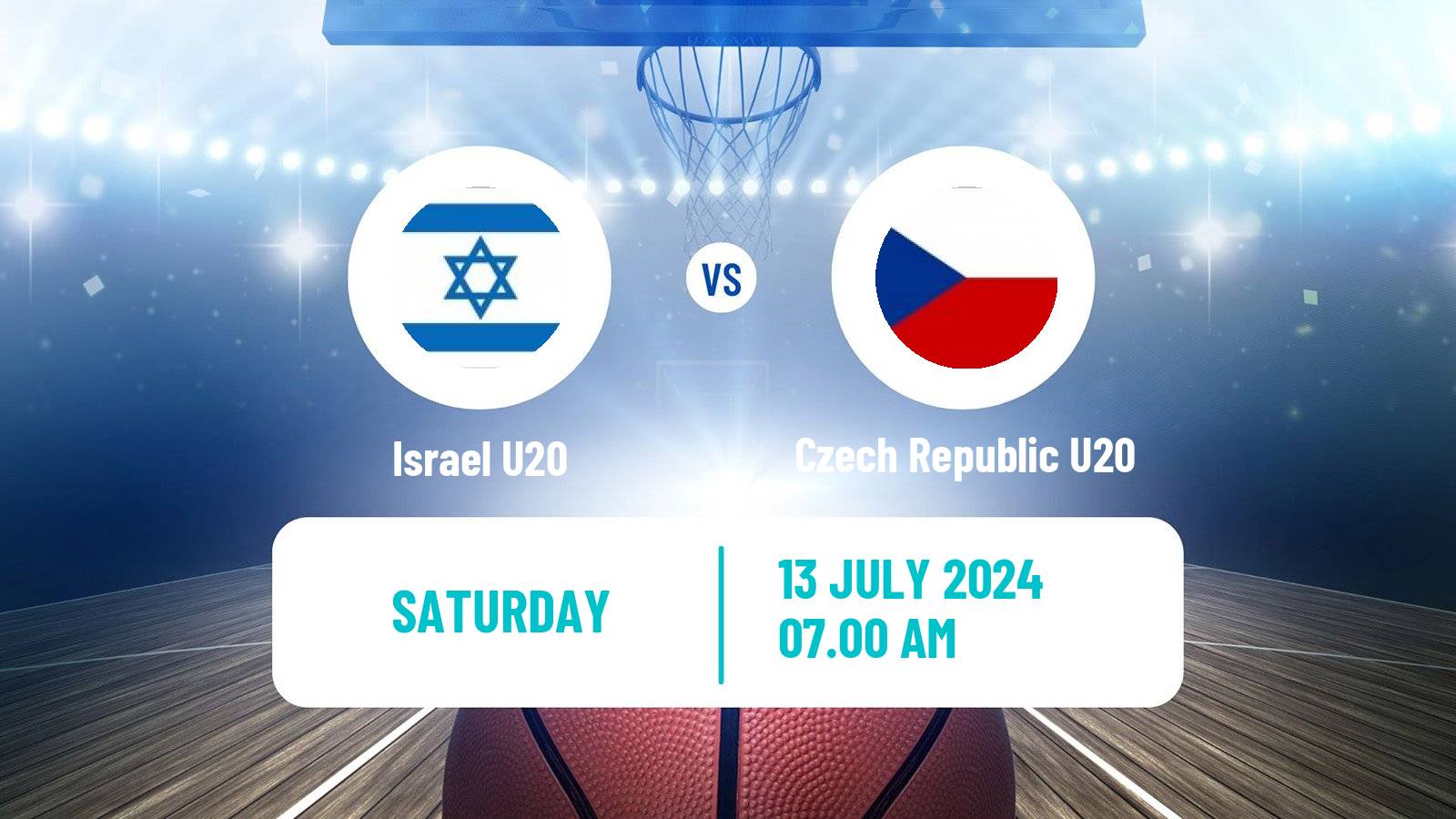 Basketball EuroBasket U20 Israel U20 - Czech Republic U20