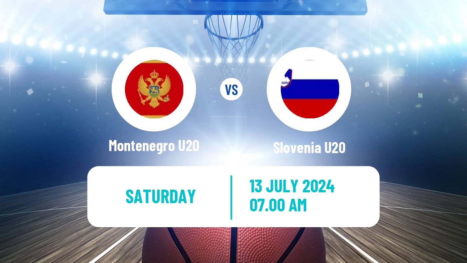 Basketball EuroBasket U20 Montenegro U20 - Slovenia U20