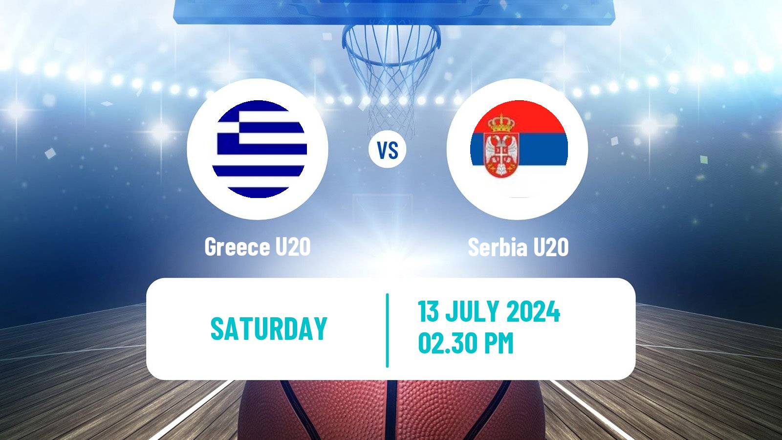 Basketball EuroBasket U20 Greece U20 - Serbia U20