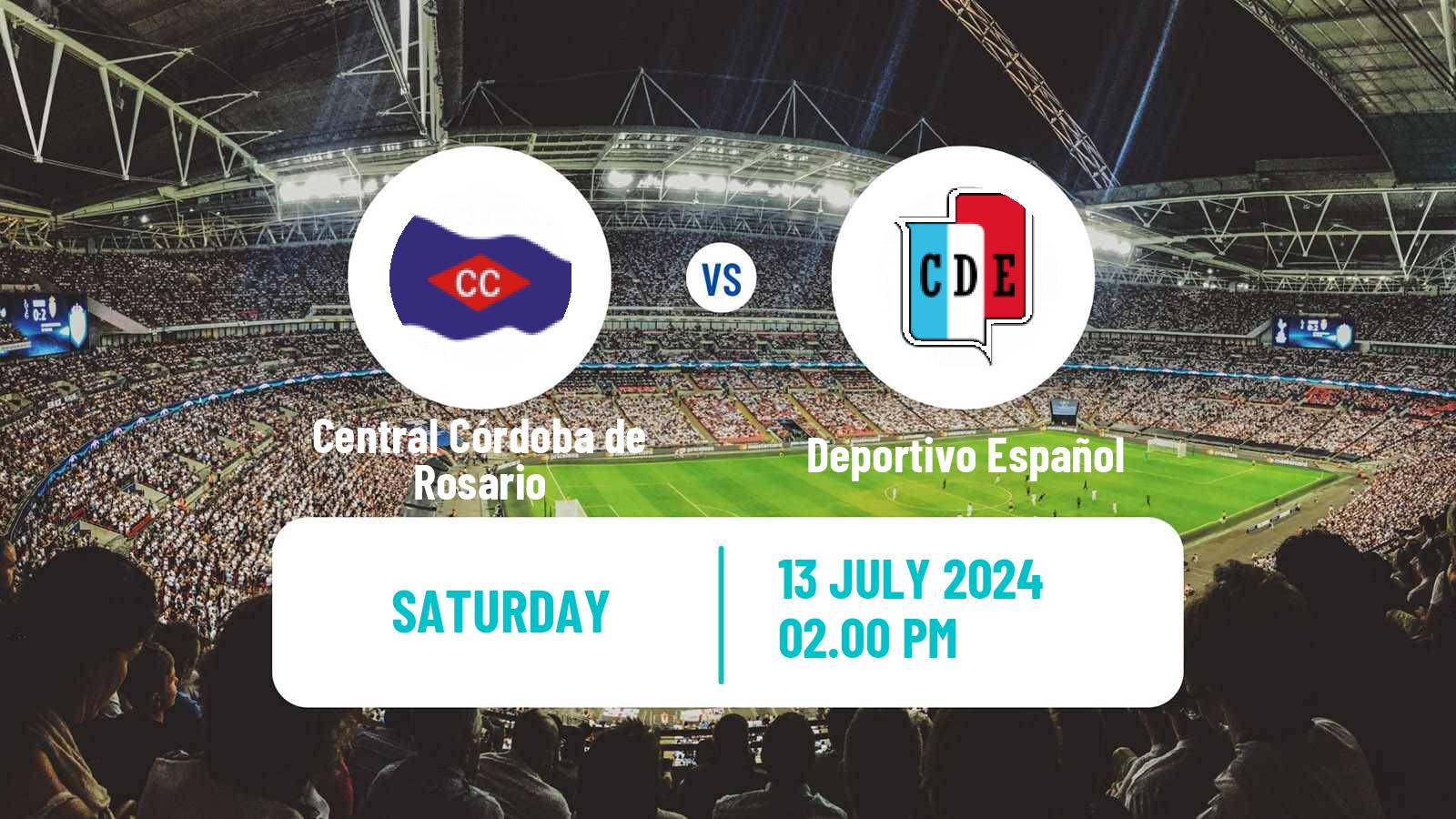 Soccer Argentinian Primera C Central Córdoba de Rosario - Deportivo Español