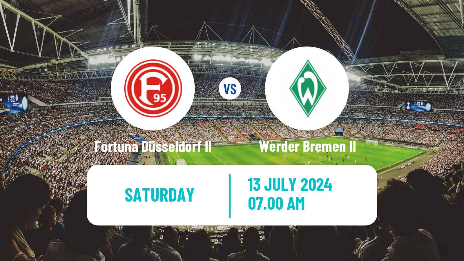 Soccer Club Friendly Fortuna Düsseldorf II - Werder Bremen II