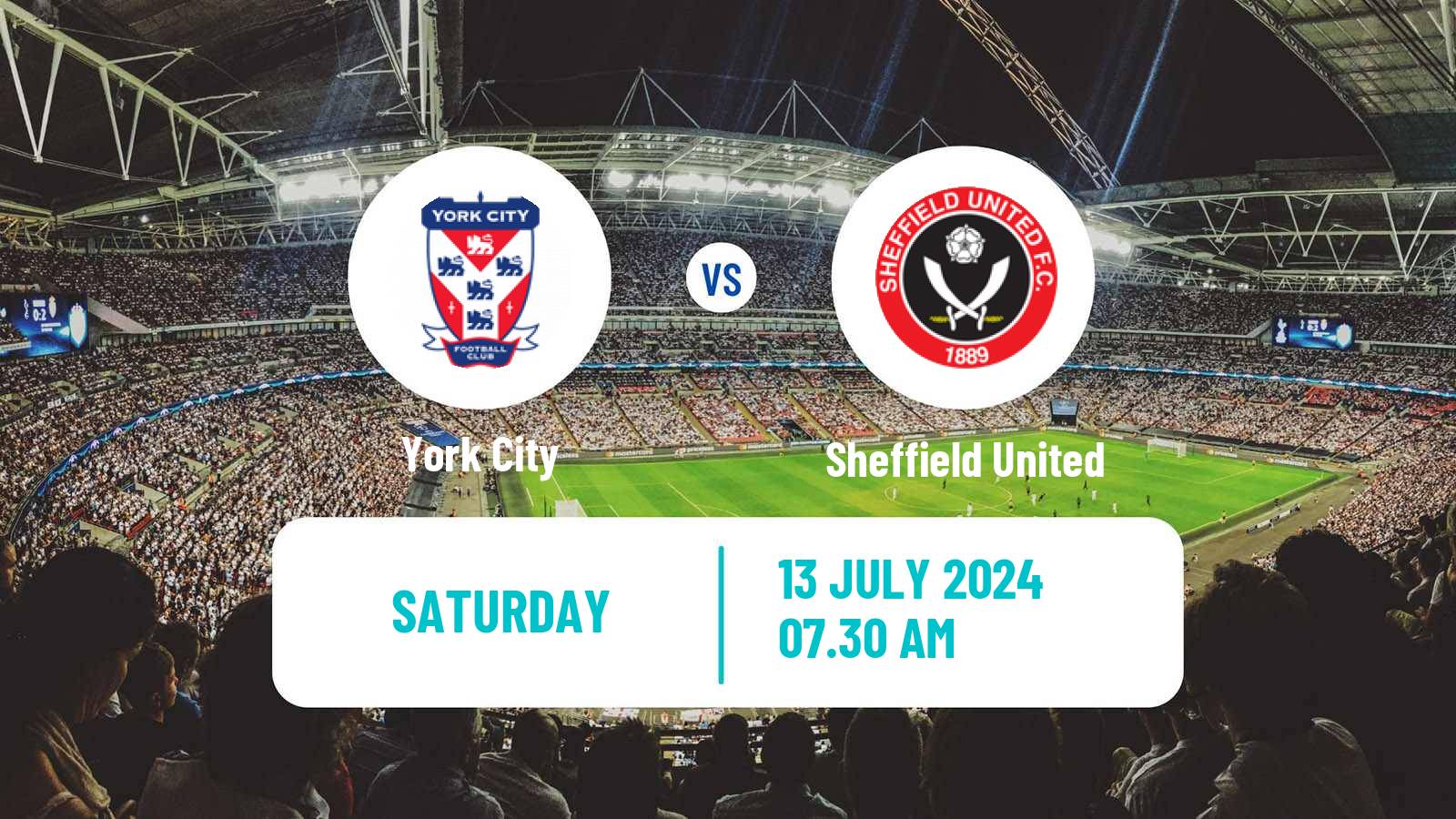 Soccer Club Friendly York City - Sheffield United