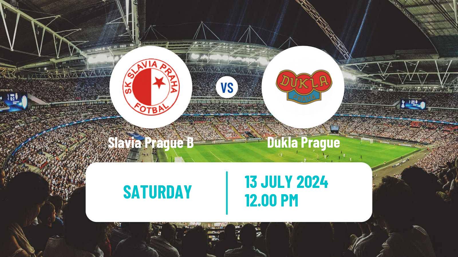 Soccer Club Friendly Slavia Prague B - Dukla Prague