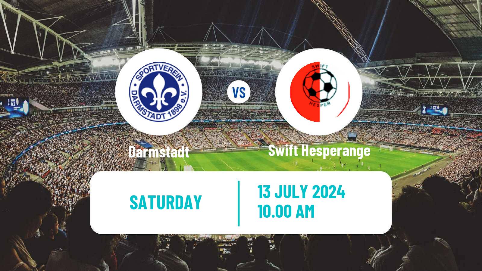 Soccer Club Friendly Darmstadt - Swift Hesperange