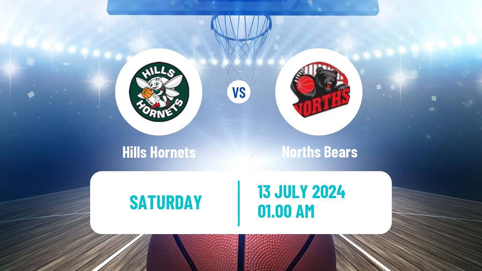 Basketball Australian NBL1 East Women Hills Hornets - Norths Bears