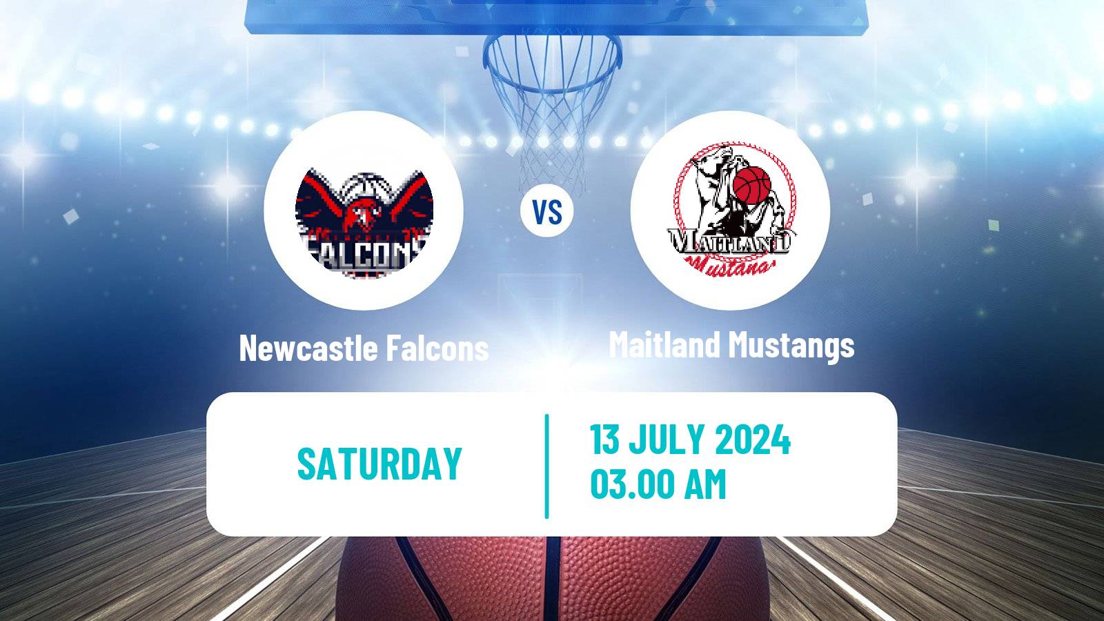 Basketball Australian NBL1 East Women Newcastle Falcons - Maitland Mustangs