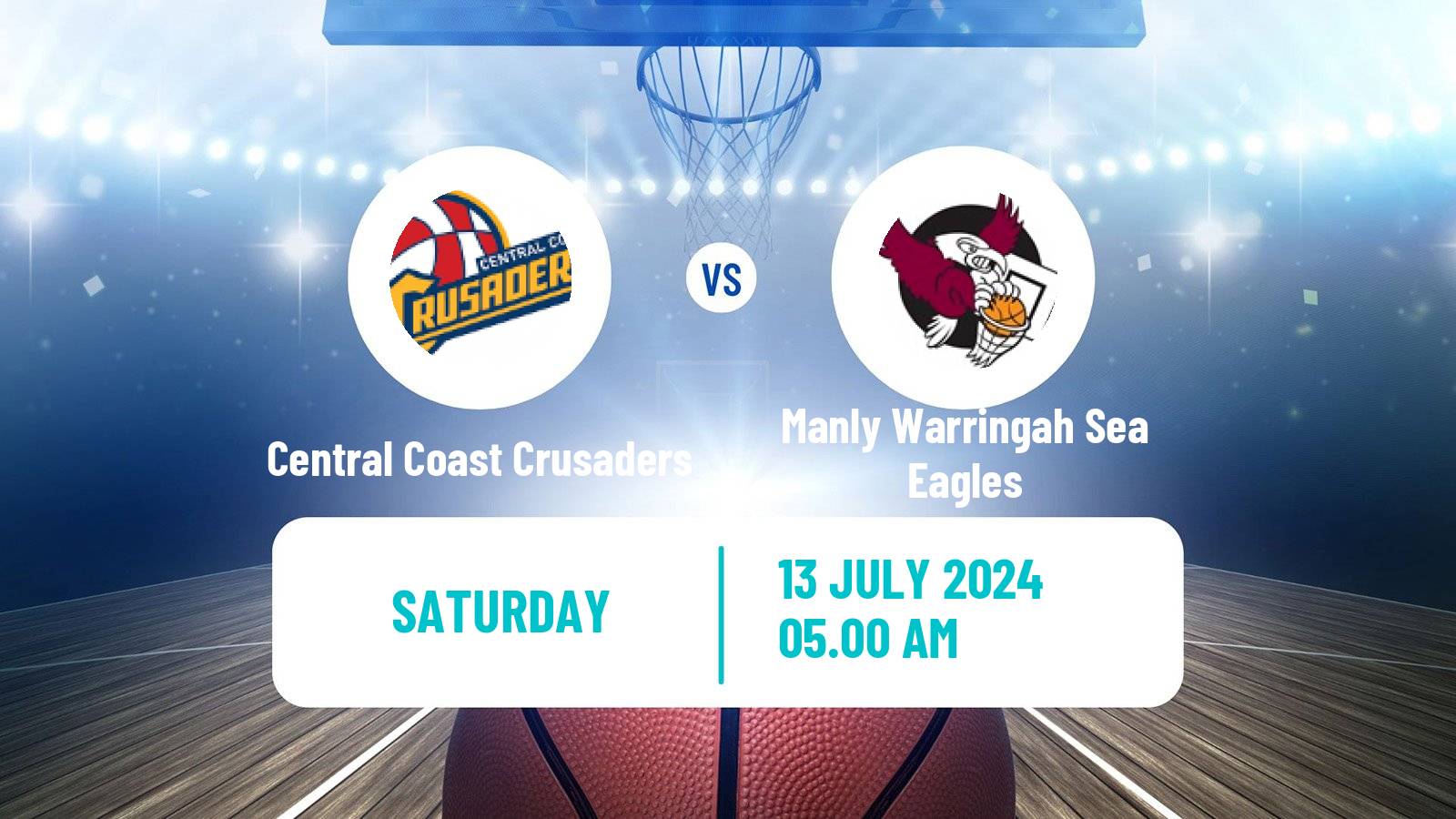 Basketball Australian NBL1 East Central Coast Crusaders - Manly Warringah Sea Eagles