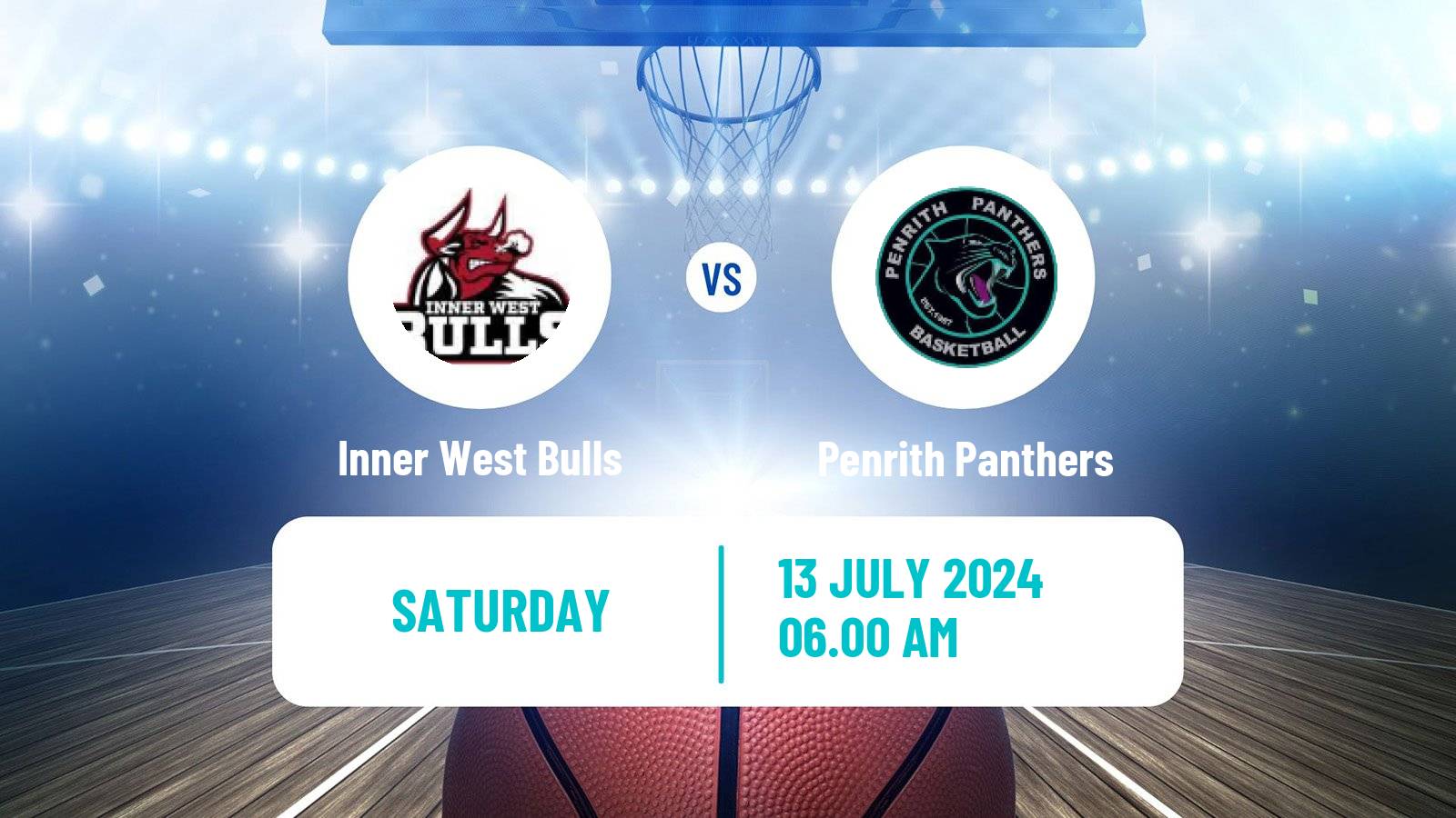 Basketball Australian NBL1 East Inner West Bulls - Penrith Panthers