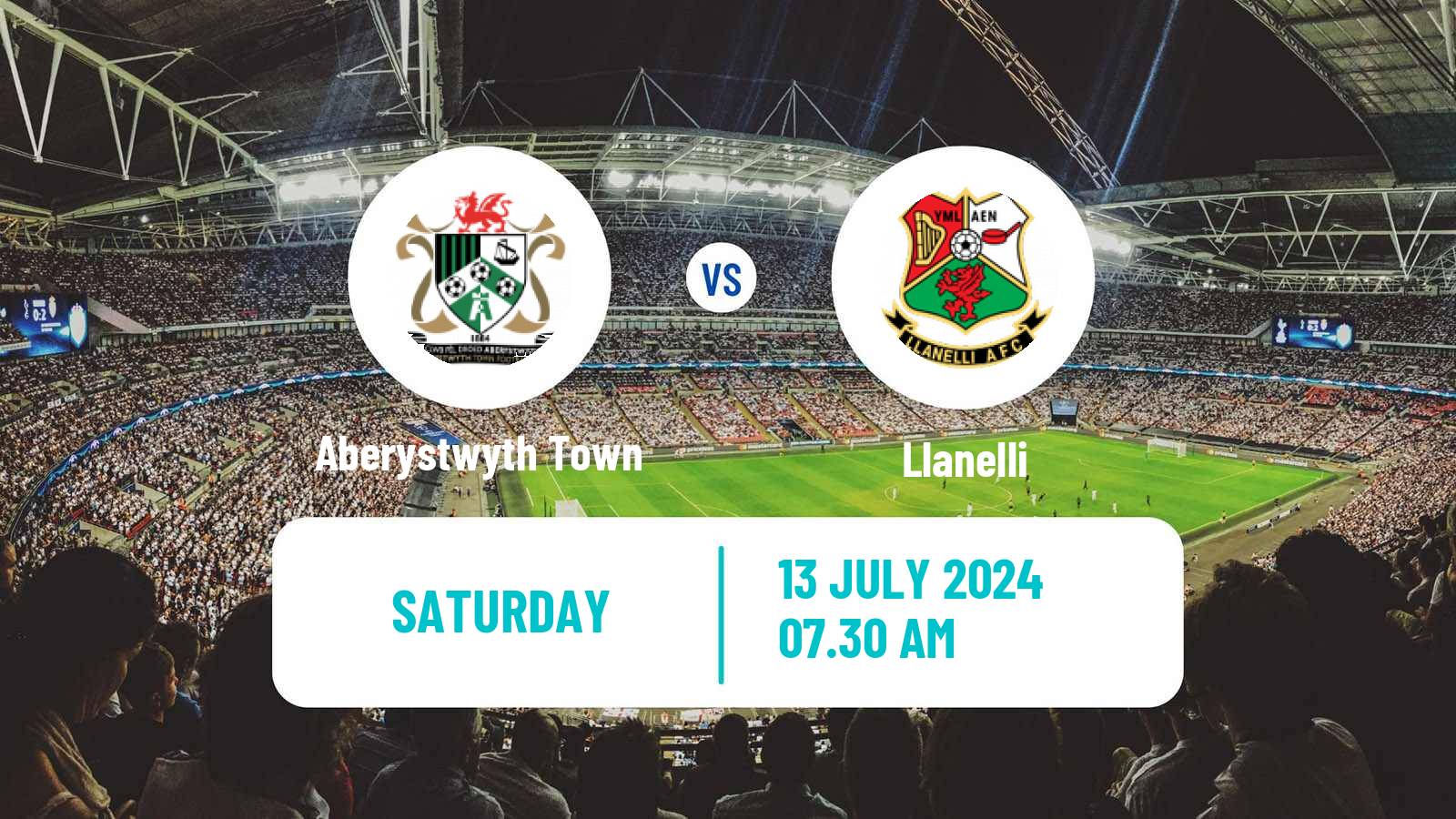 Soccer Club Friendly Aberystwyth Town - Llanelli