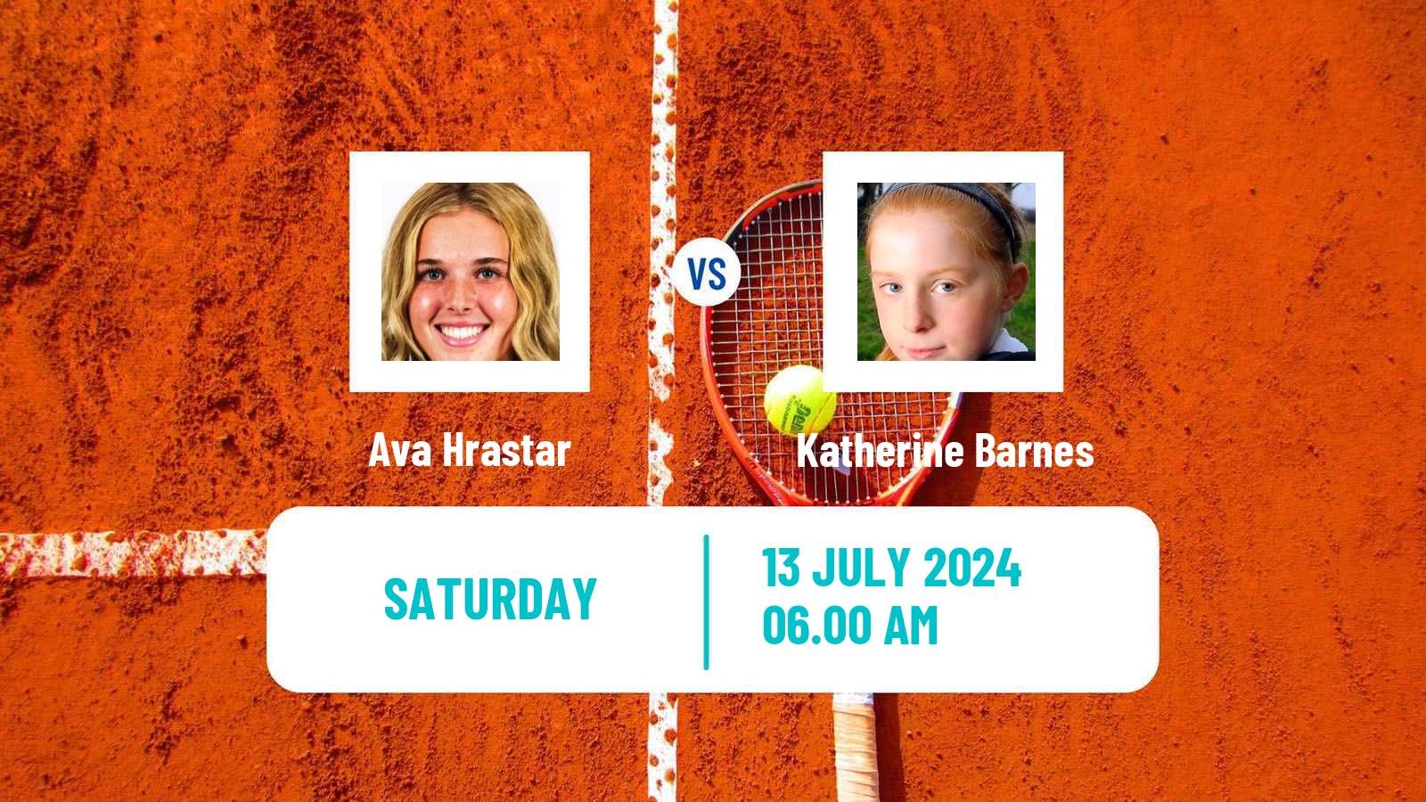 Tennis ITF W15 Grodzisk Mazowiecki Women Ava Hrastar - Katherine Barnes