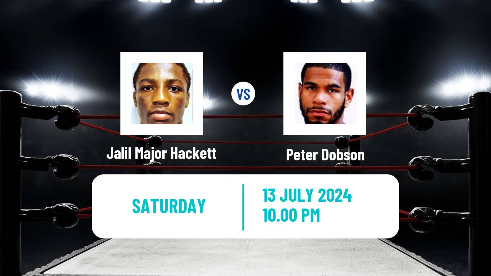 Boxing Welterweight Others Matches Men Jalil Major Hackett - Peter Dobson