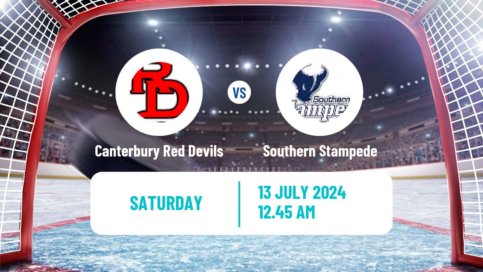 Hockey New Zealand NZIHL Canterbury Red Devils - Southern Stampede