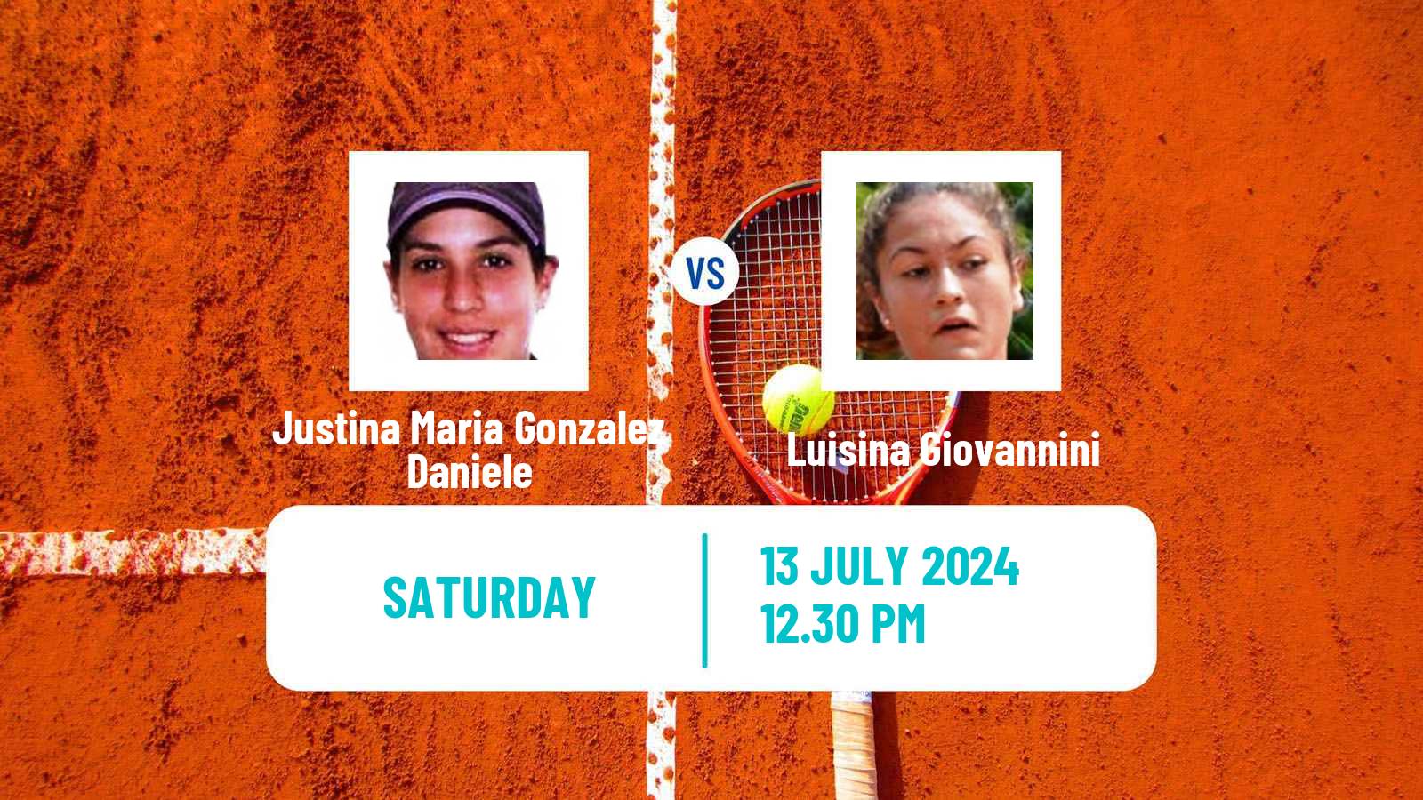 Tennis ITF W15 Lujan Women Justina Maria Gonzalez Daniele - Luisina Giovannini