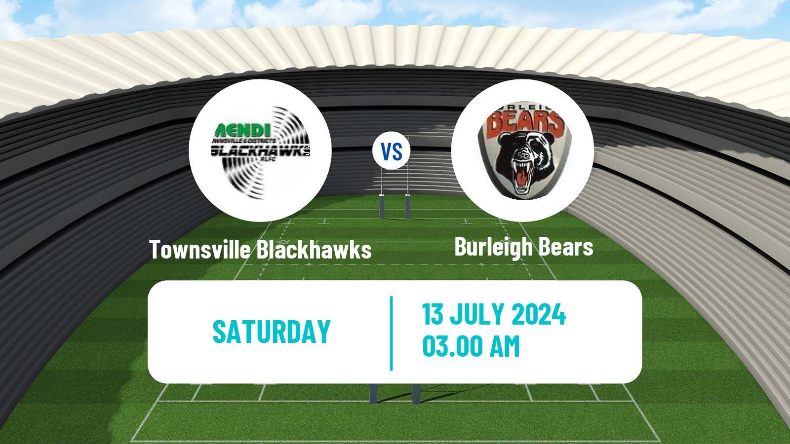 Rugby league Australian Queensland Cup Townsville Blackhawks - Burleigh Bears