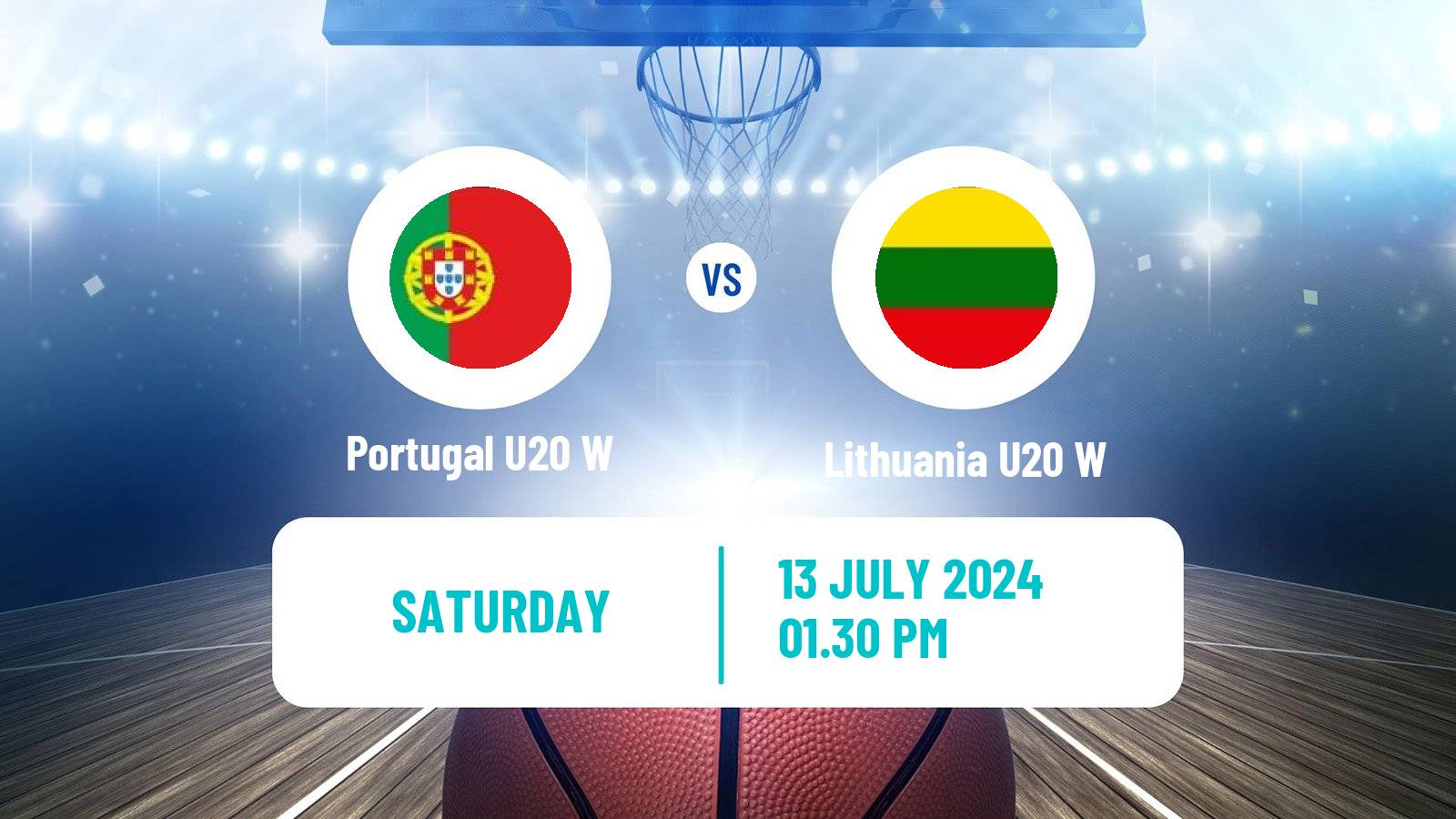 Basketball European Championship U20 Basketball Women Portugal U20 W - Lithuania U20 W