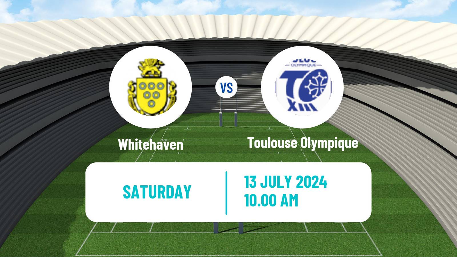 Rugby league English Championship Rugby League Whitehaven - Toulouse Olympique