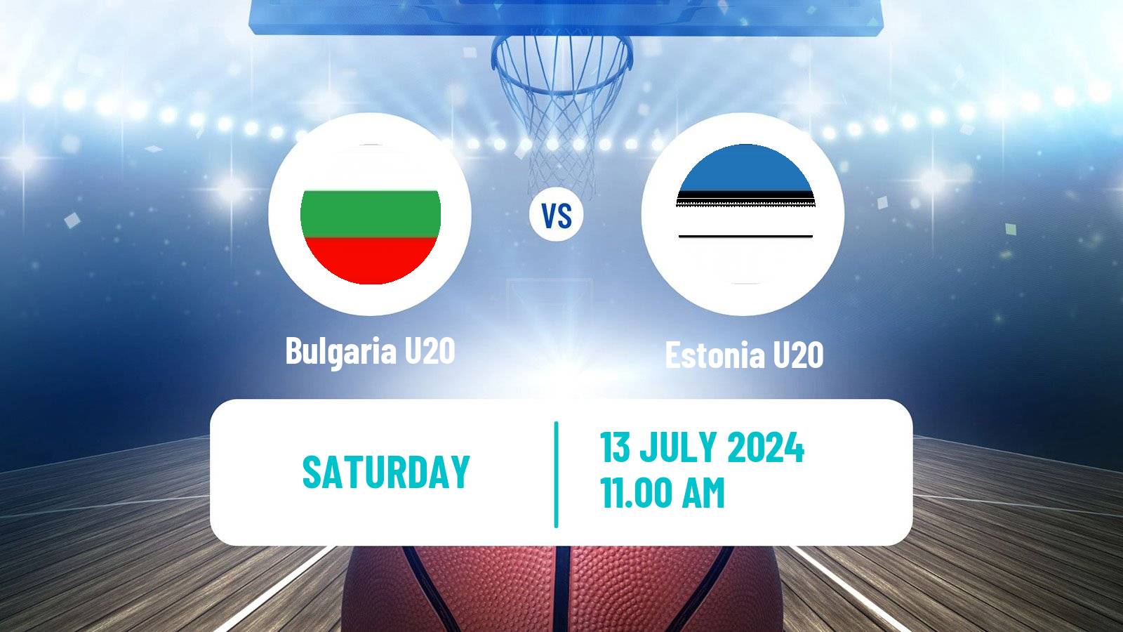 Basketball EuroBasket U20 B Bulgaria U20 - Estonia U20