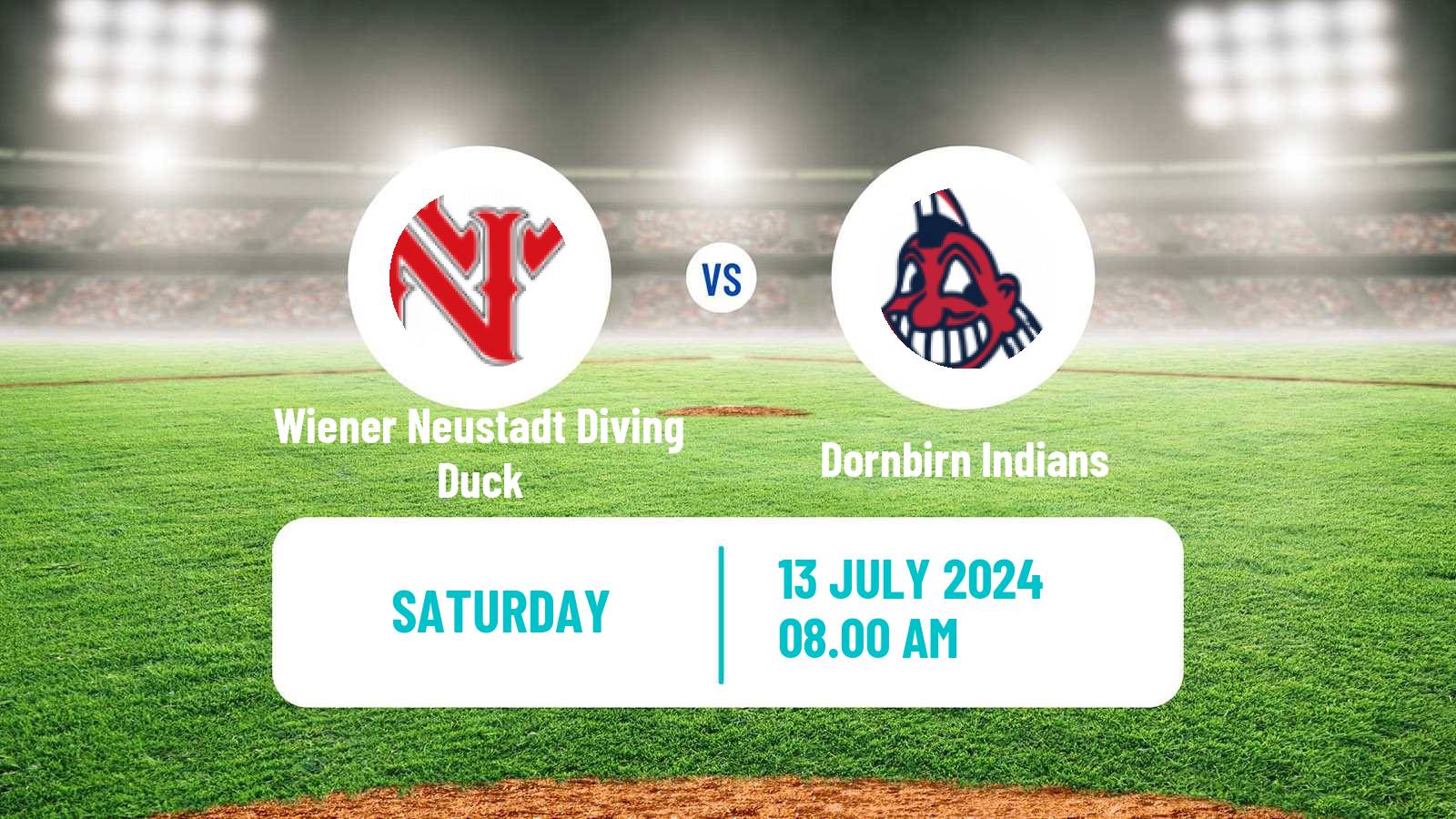 Baseball Austrian Bundesliga Baseball Wiener Neustadt Diving Duck - Dornbirn Indians