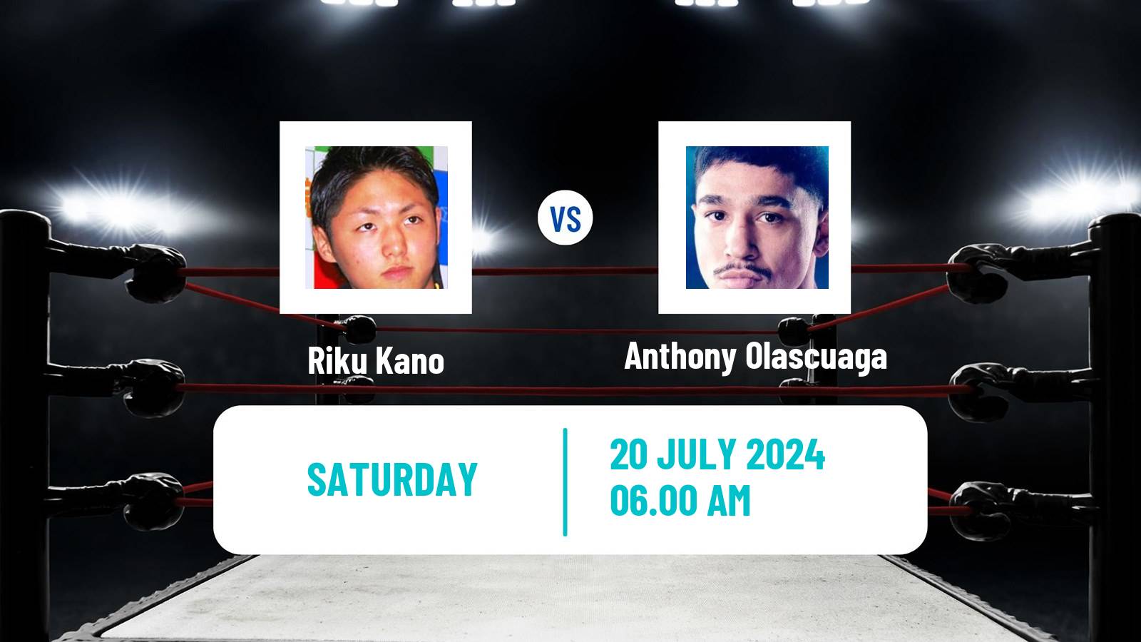 Boxing Flyweight WBO Title Men Riku Kano - Anthony Olascuaga